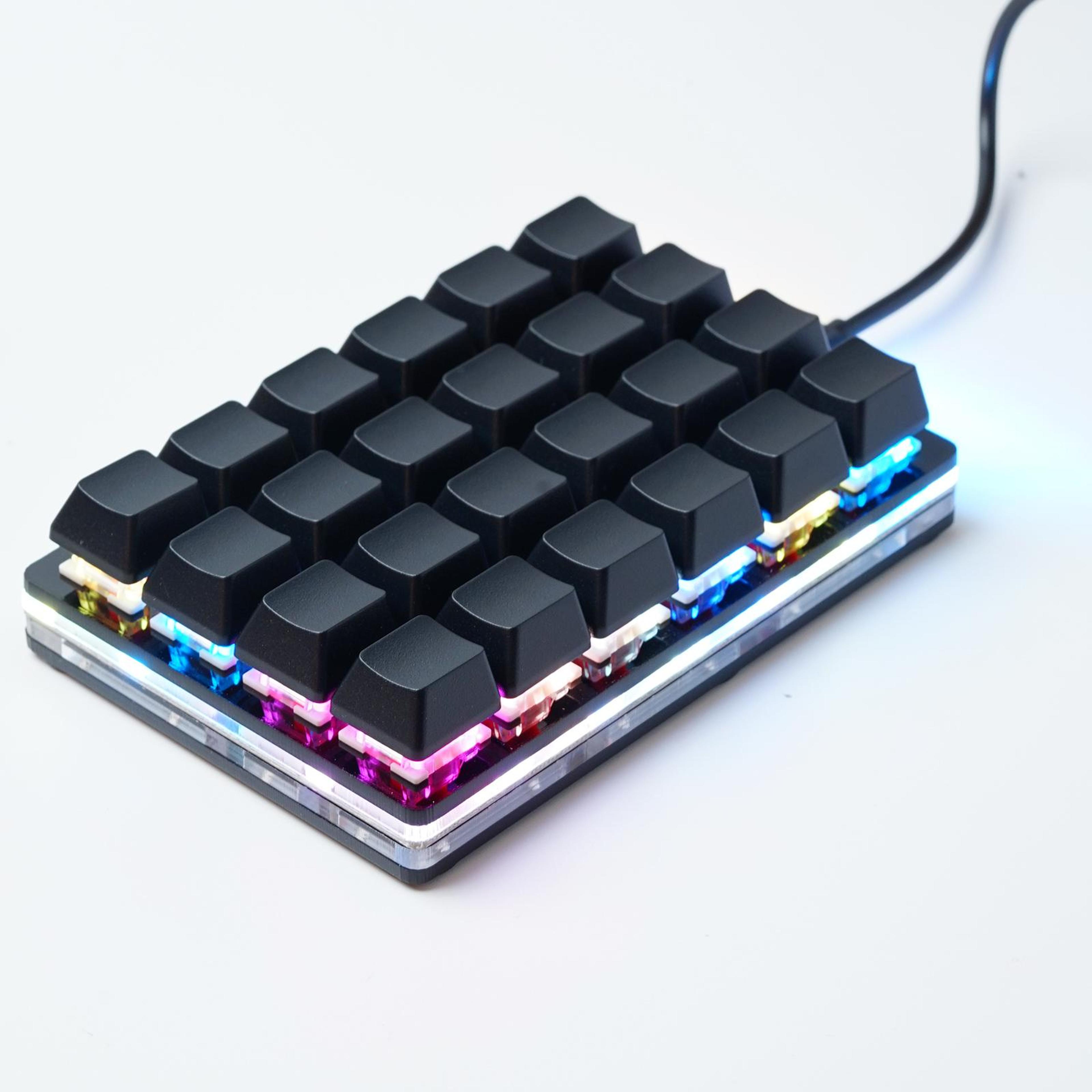 key rgb mechanical programmable macro keypad for gaming and productivity