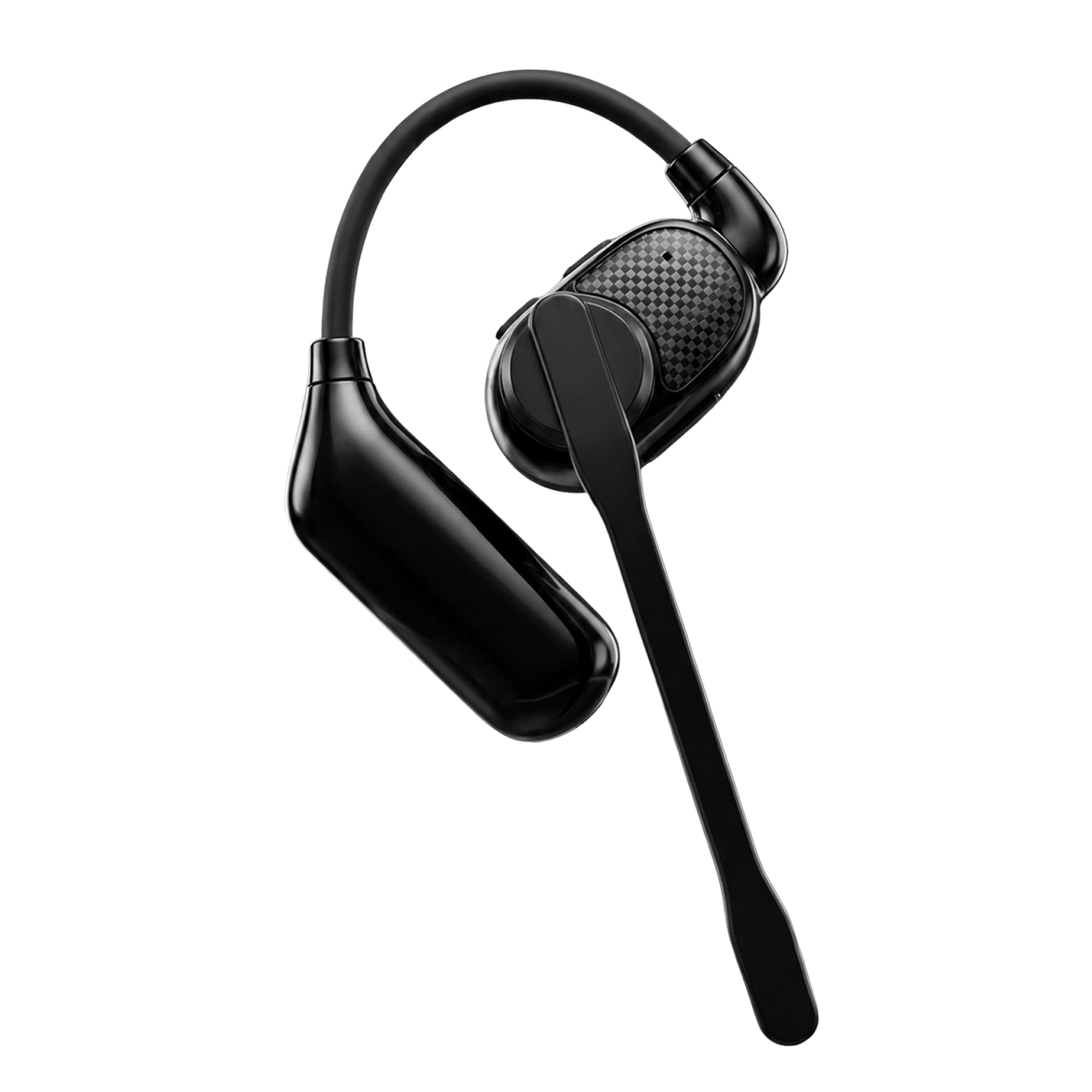 wireless bluetooth trucker headset with microphone and type c charging