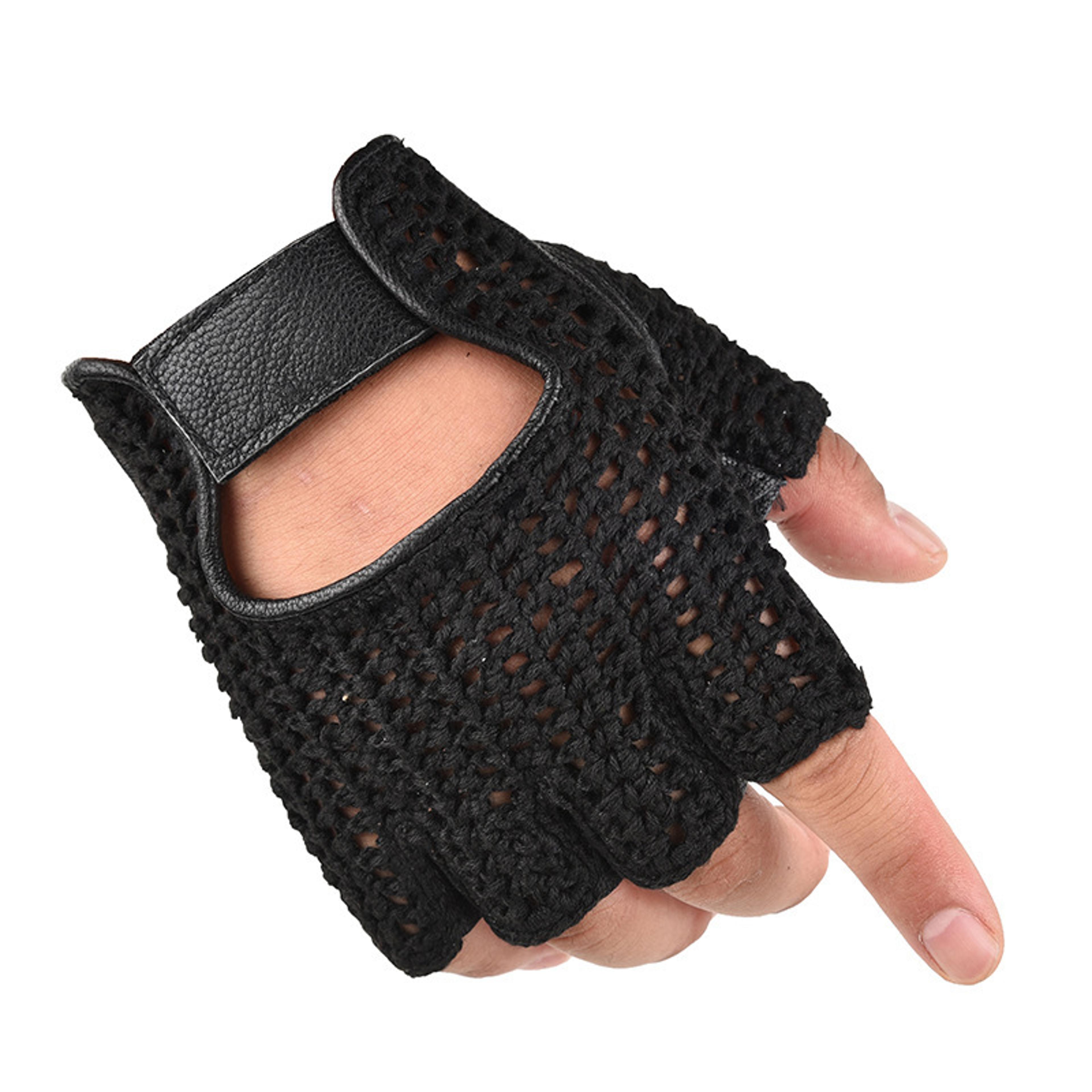 breathable leather weight lifting gloves non slip gym workout gloves