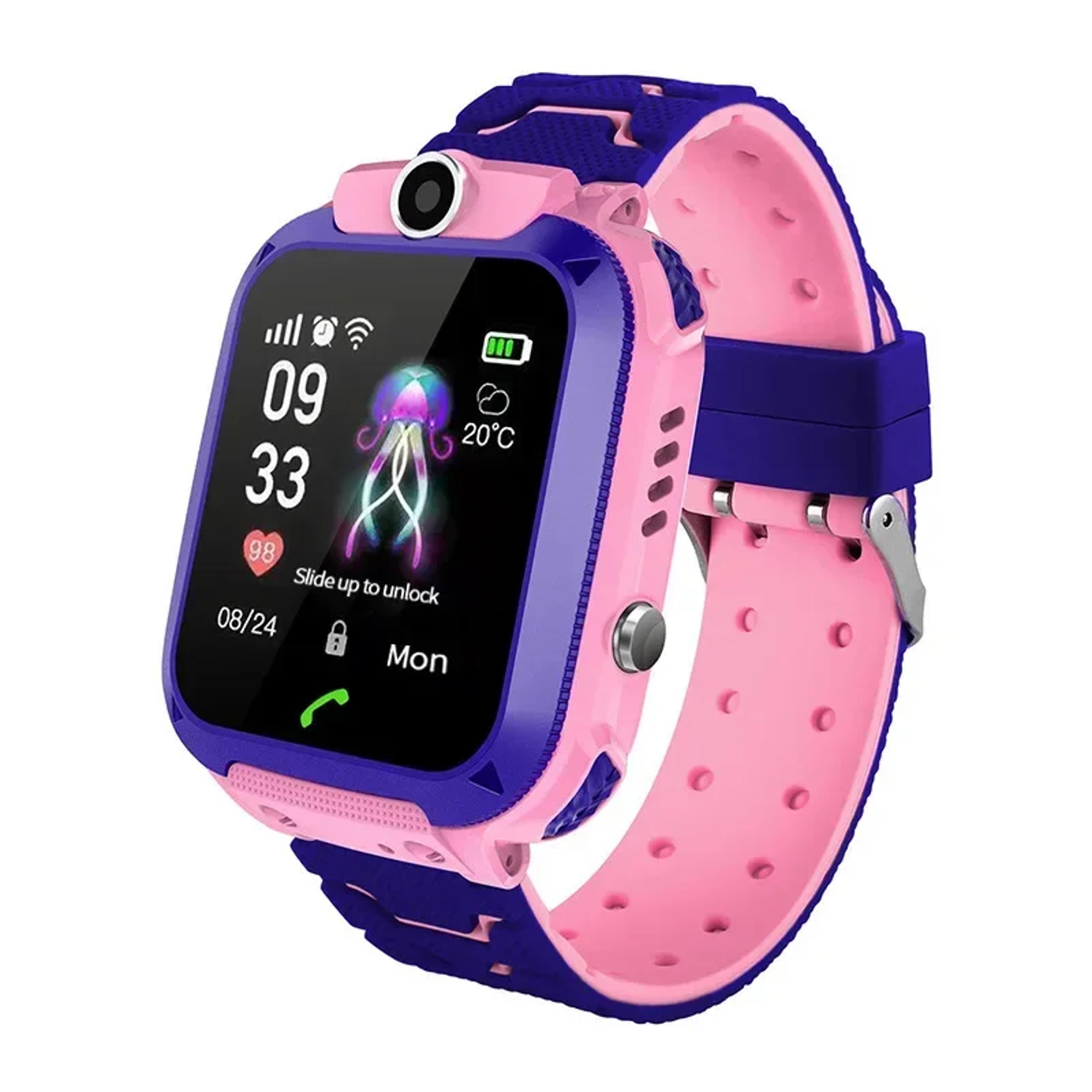 kids gps smartwatch with sim card support video calling sos and waterproof design