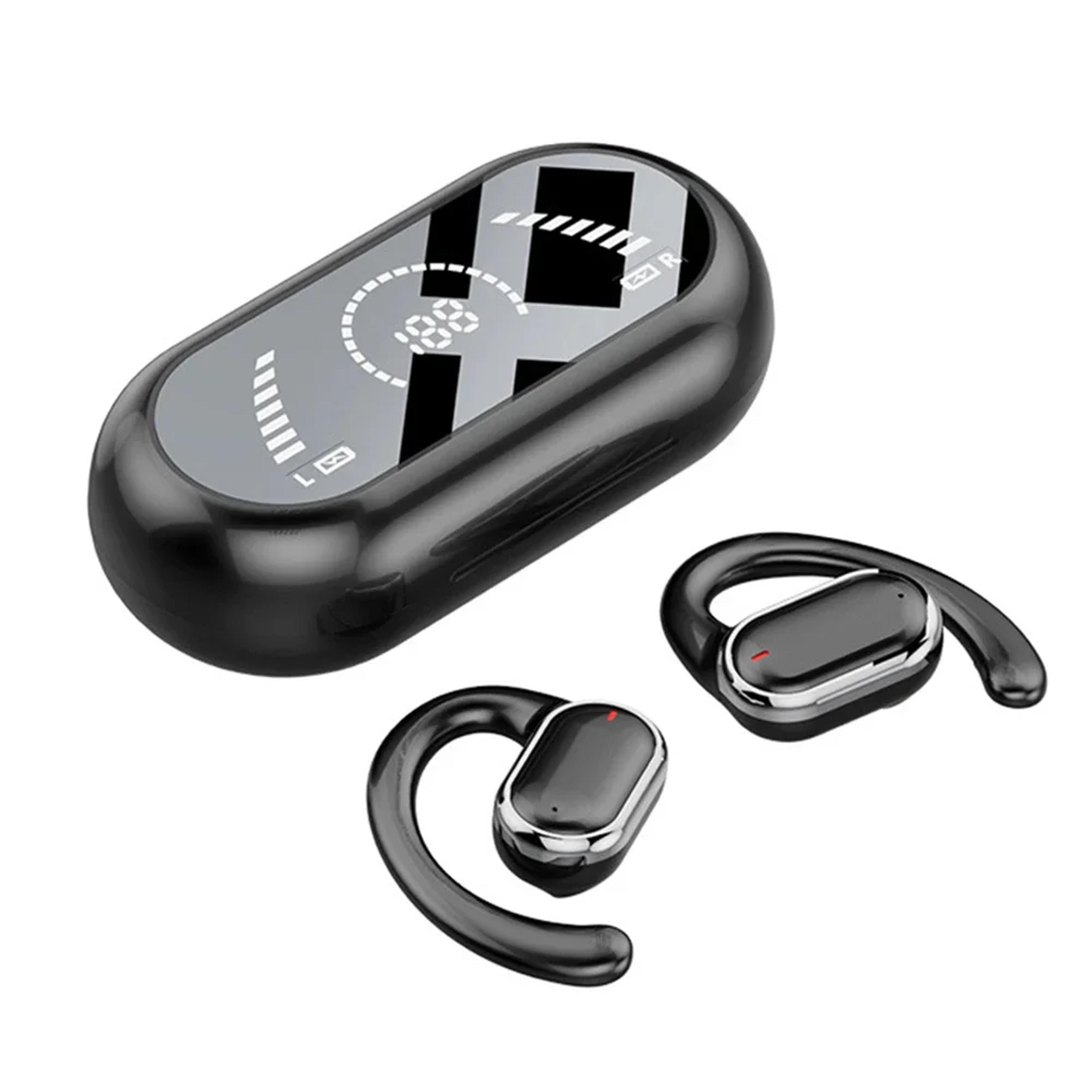 open ear bluetooth earbuds with bluetooth earhooks for sports and gaming