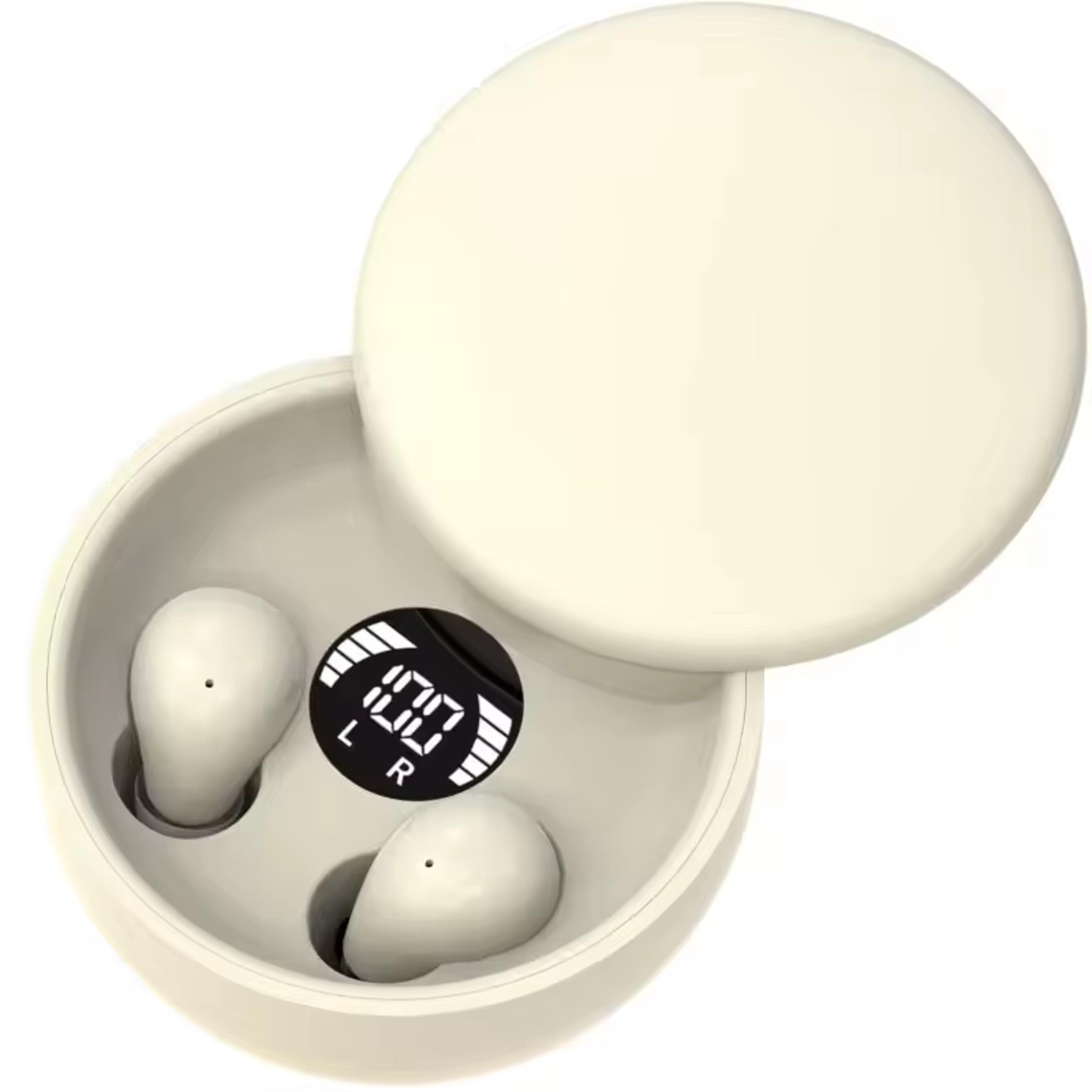 mini bluetooth sleep earbuds invisible wireless earphones with sliding charging case