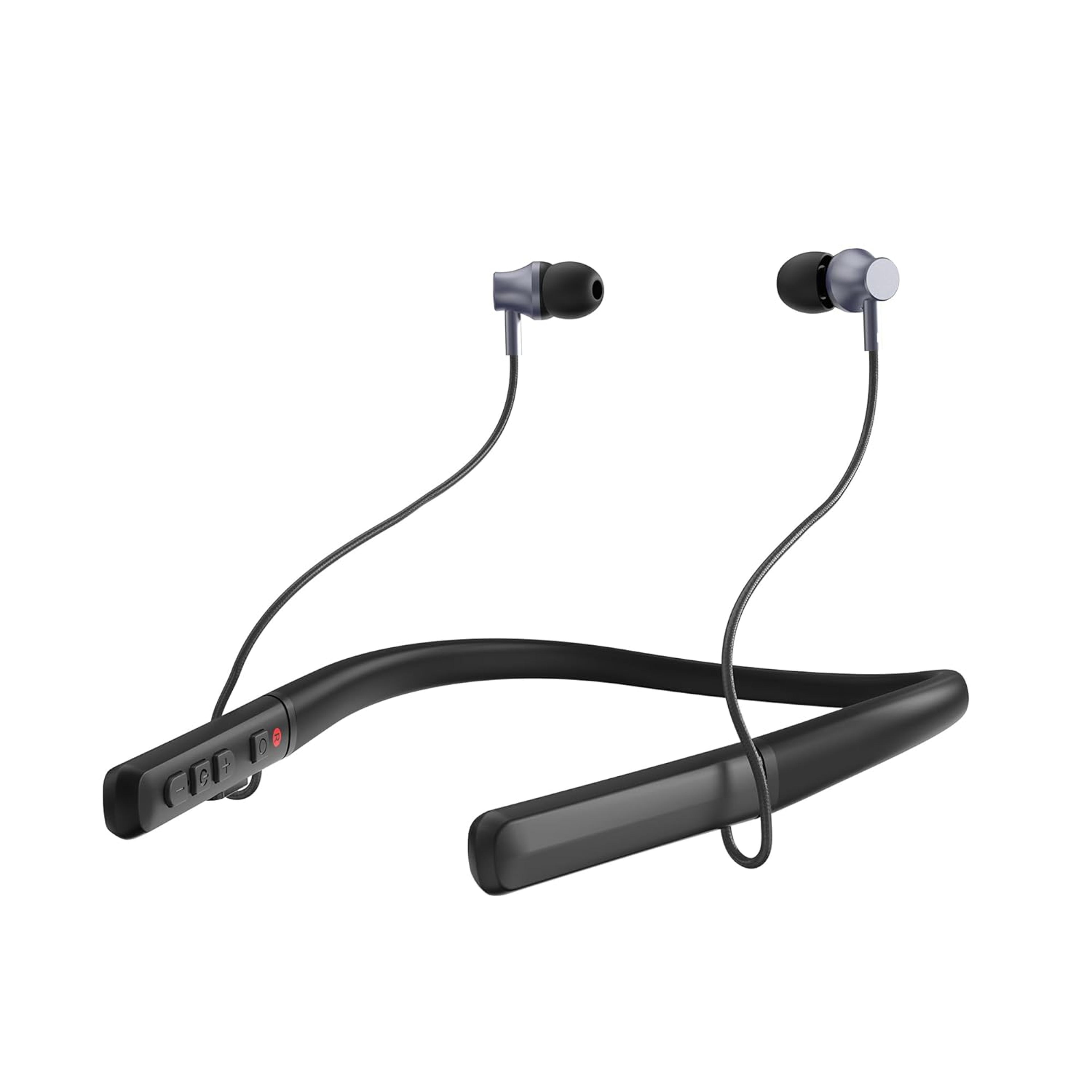 bluetooth neckband hearing amplifier rechargeable noise reduction headset for seniors