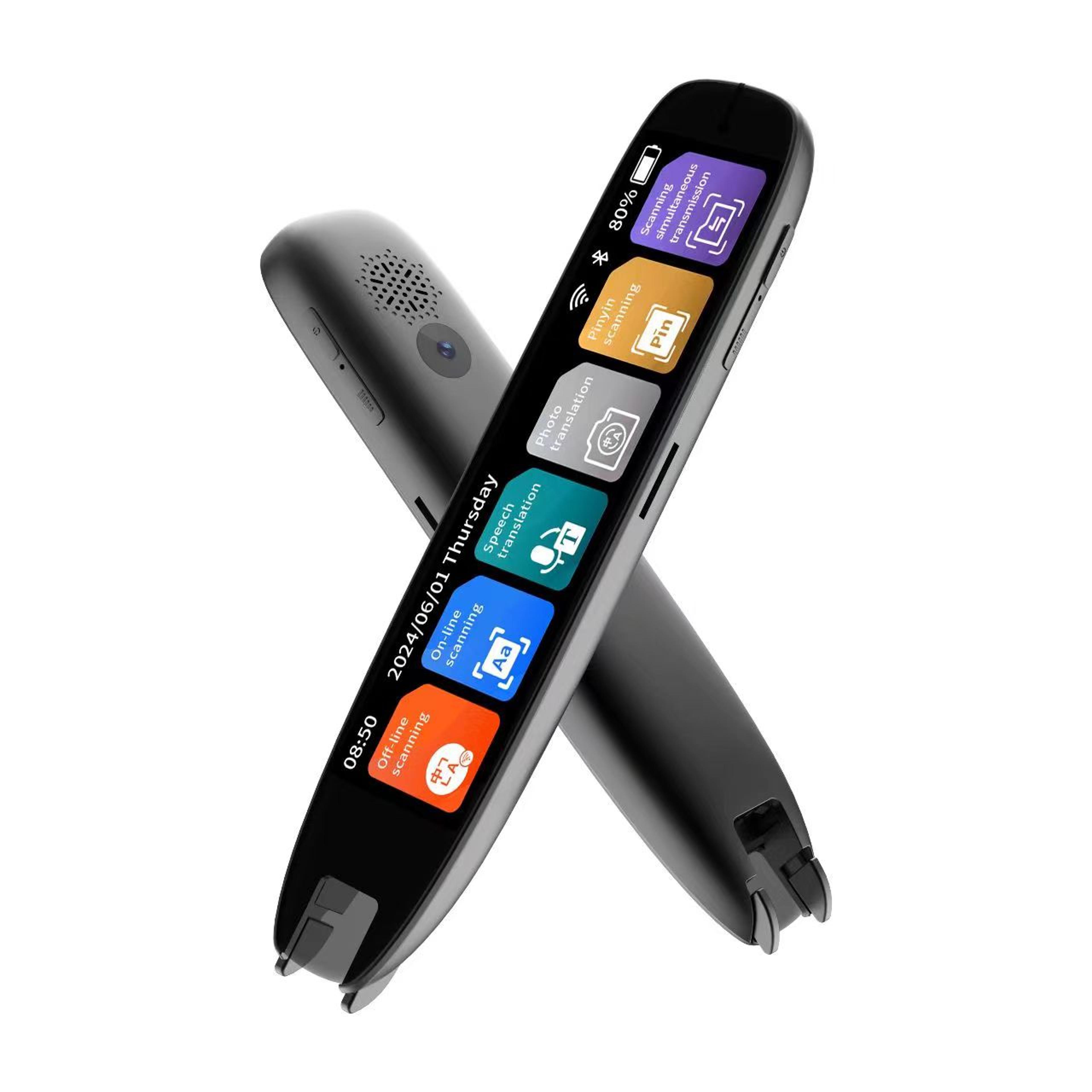 pro language voice translator device and scanning translation pen