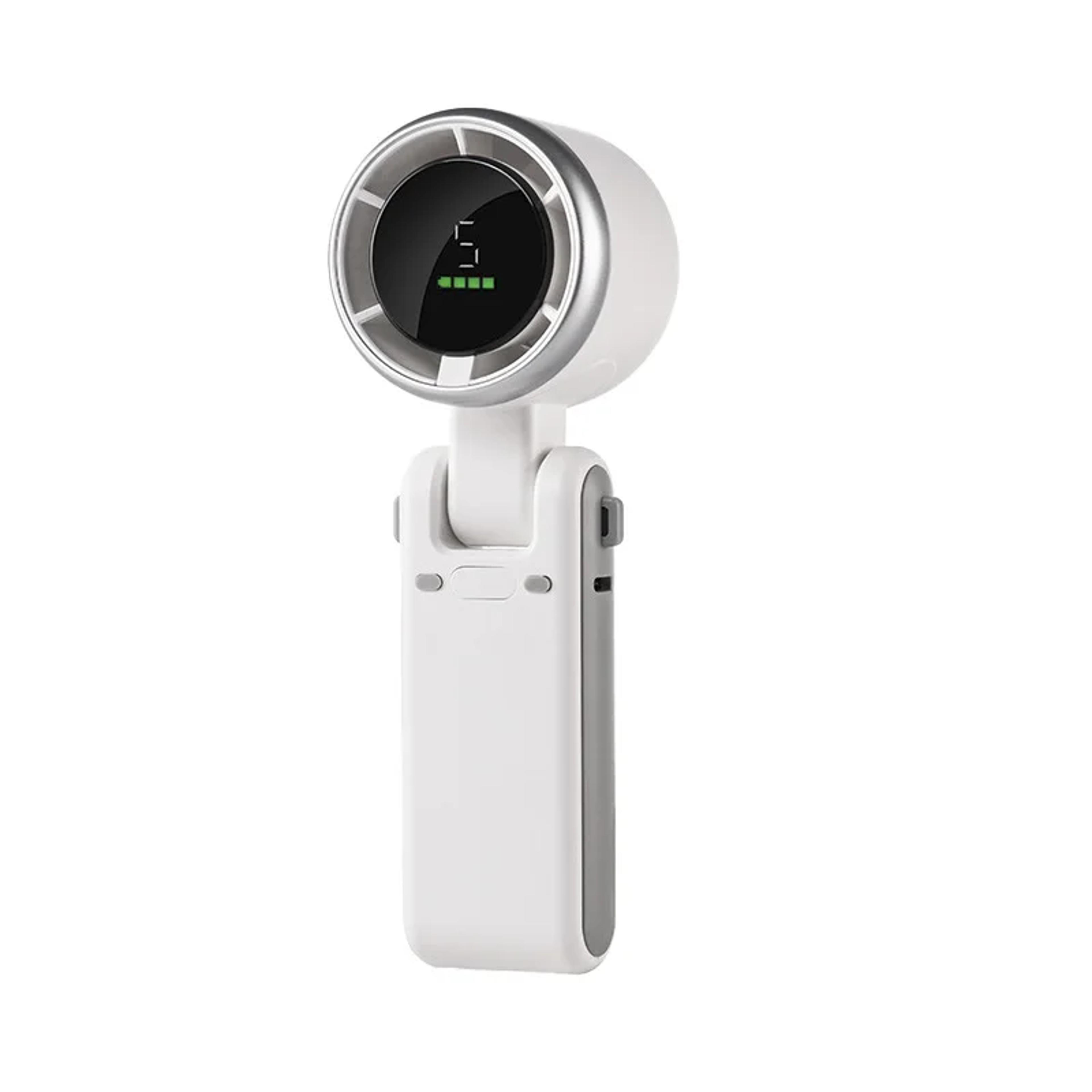portable neck fan rechargeable handheld folding turbo fan