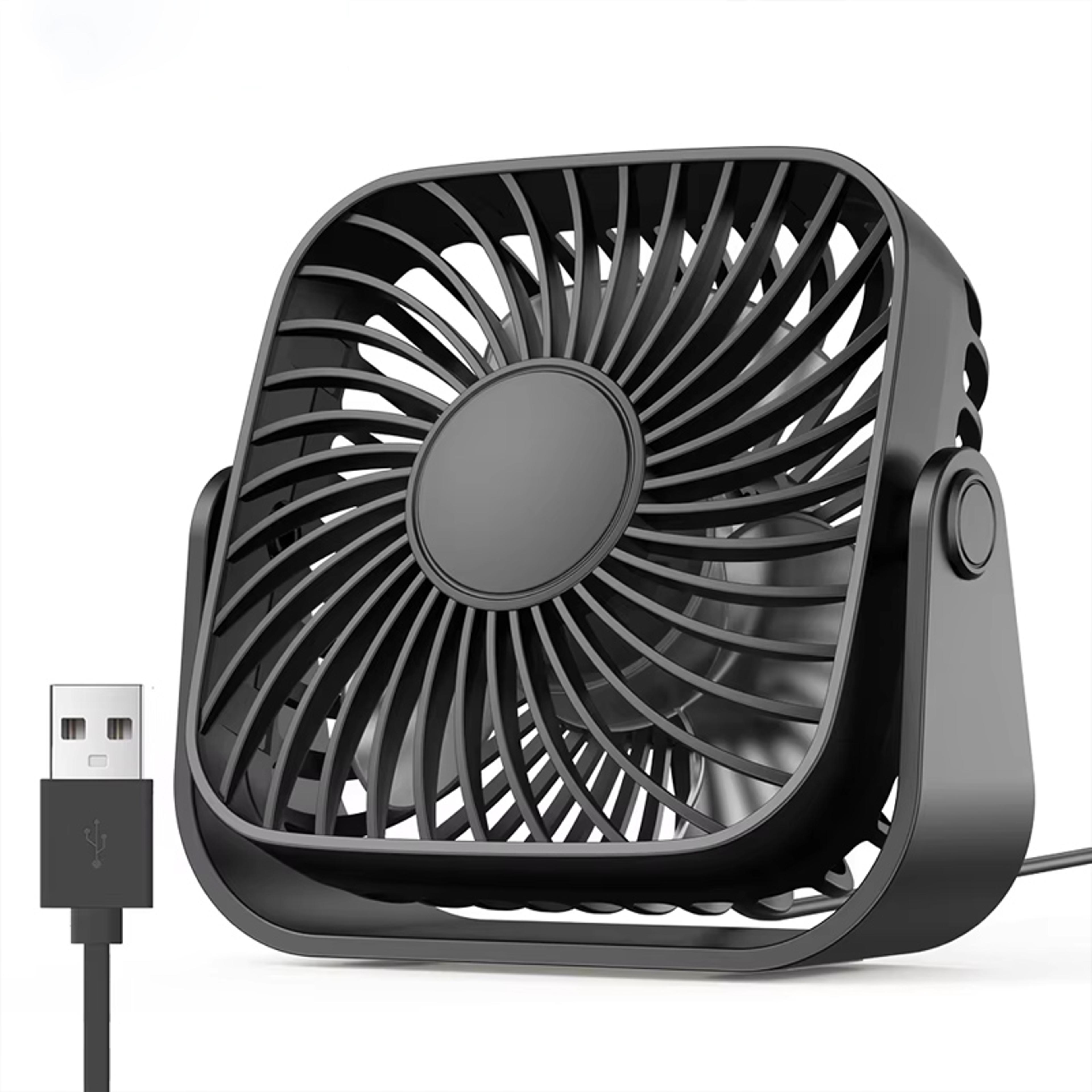 mini desk fan quiet speed usb portable personal fan
