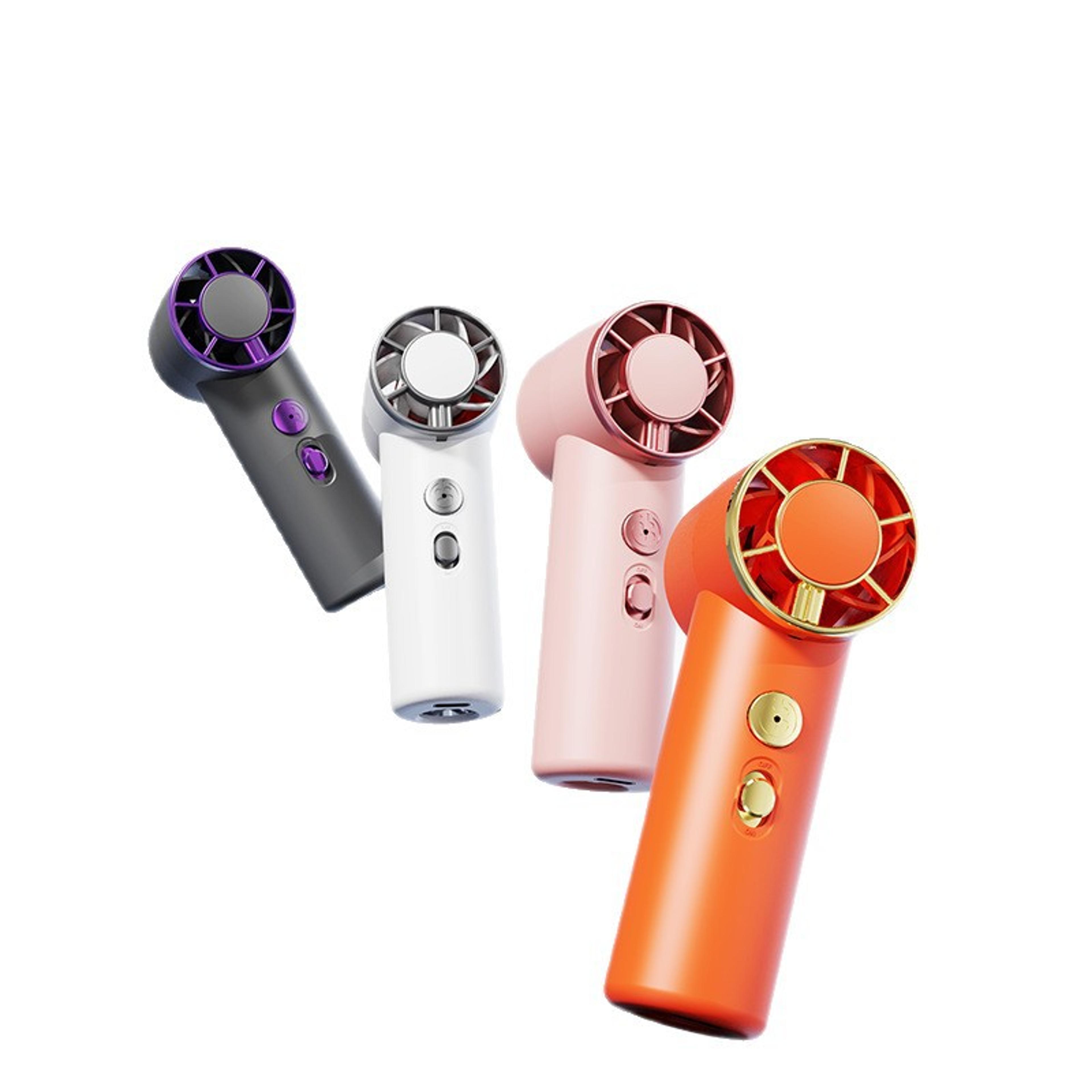 rechargeable handheld fan with flashlight mini travel fan