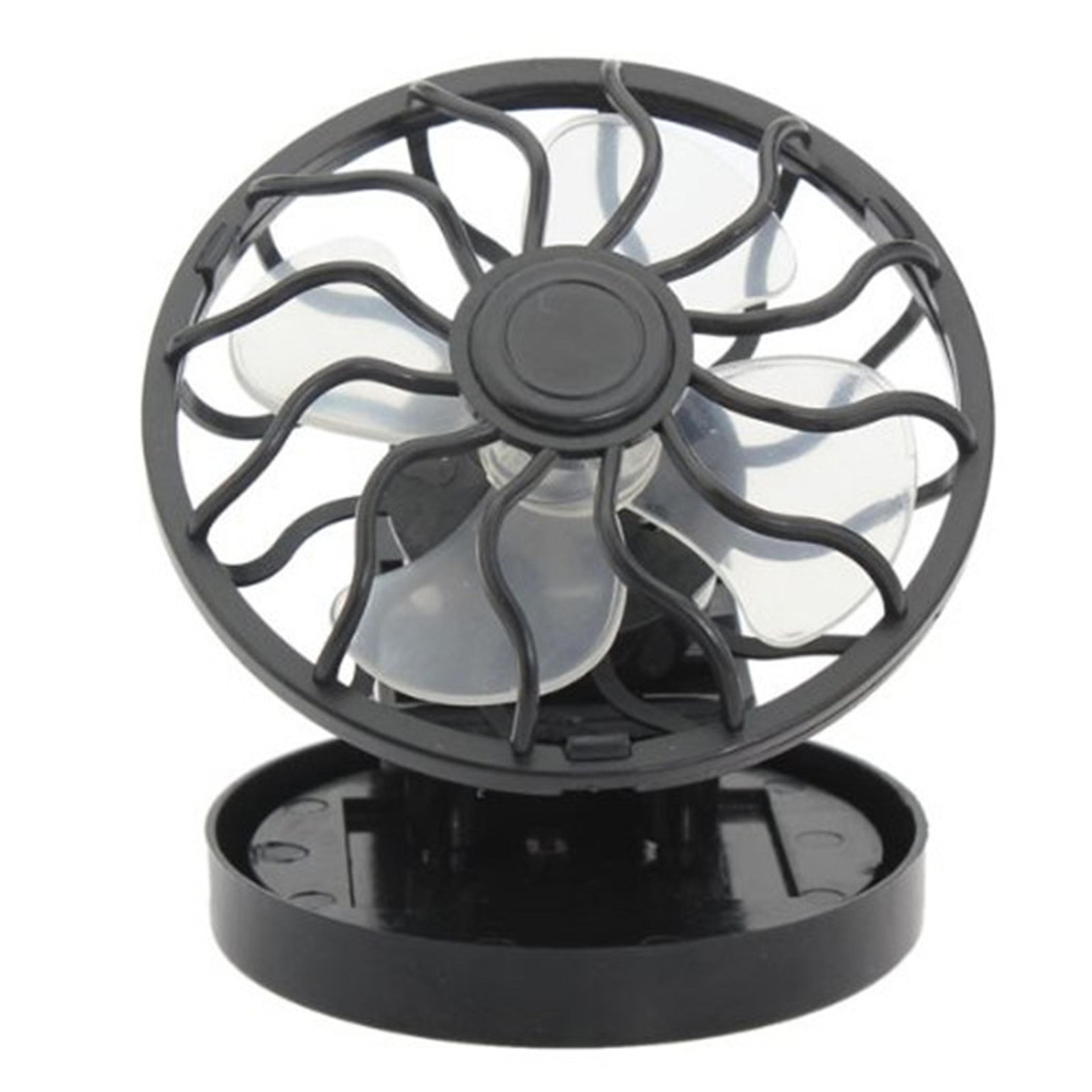 portable solar clip fan rechargeable hat fan for camping hiking