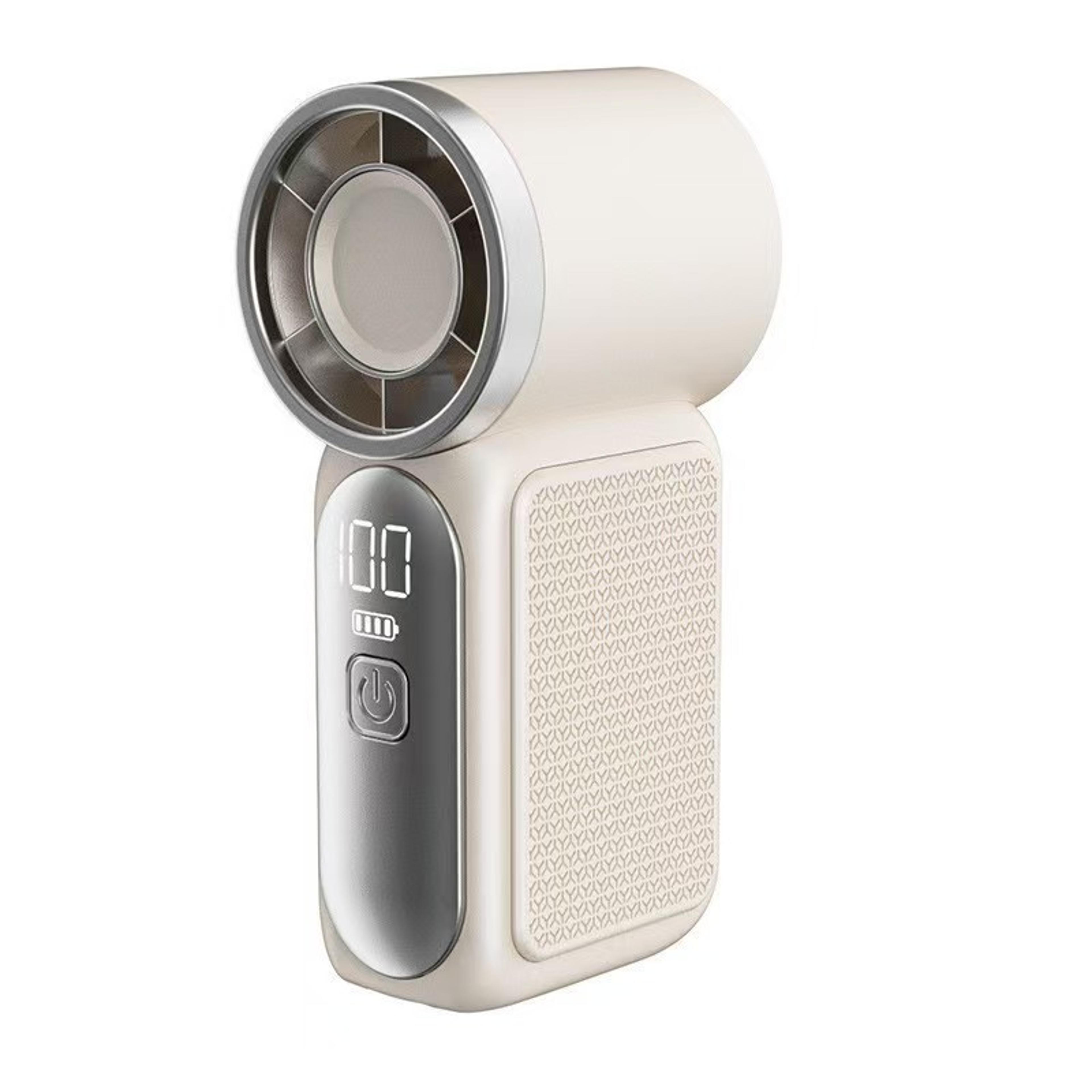 portable rechargeable handheld mini fan speed with digital display