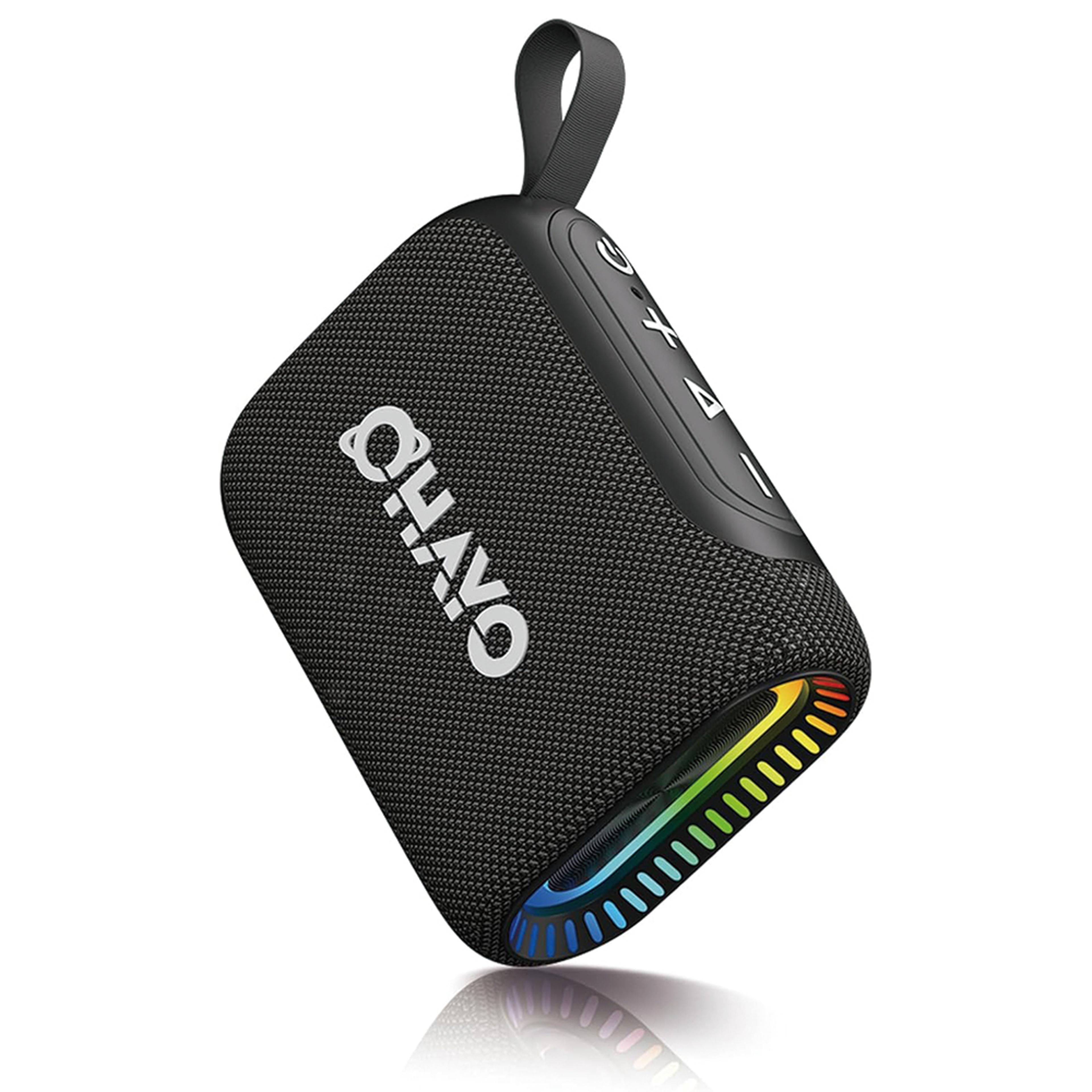 bluetooth shower speaker waterproof portable speaker with rgb lights