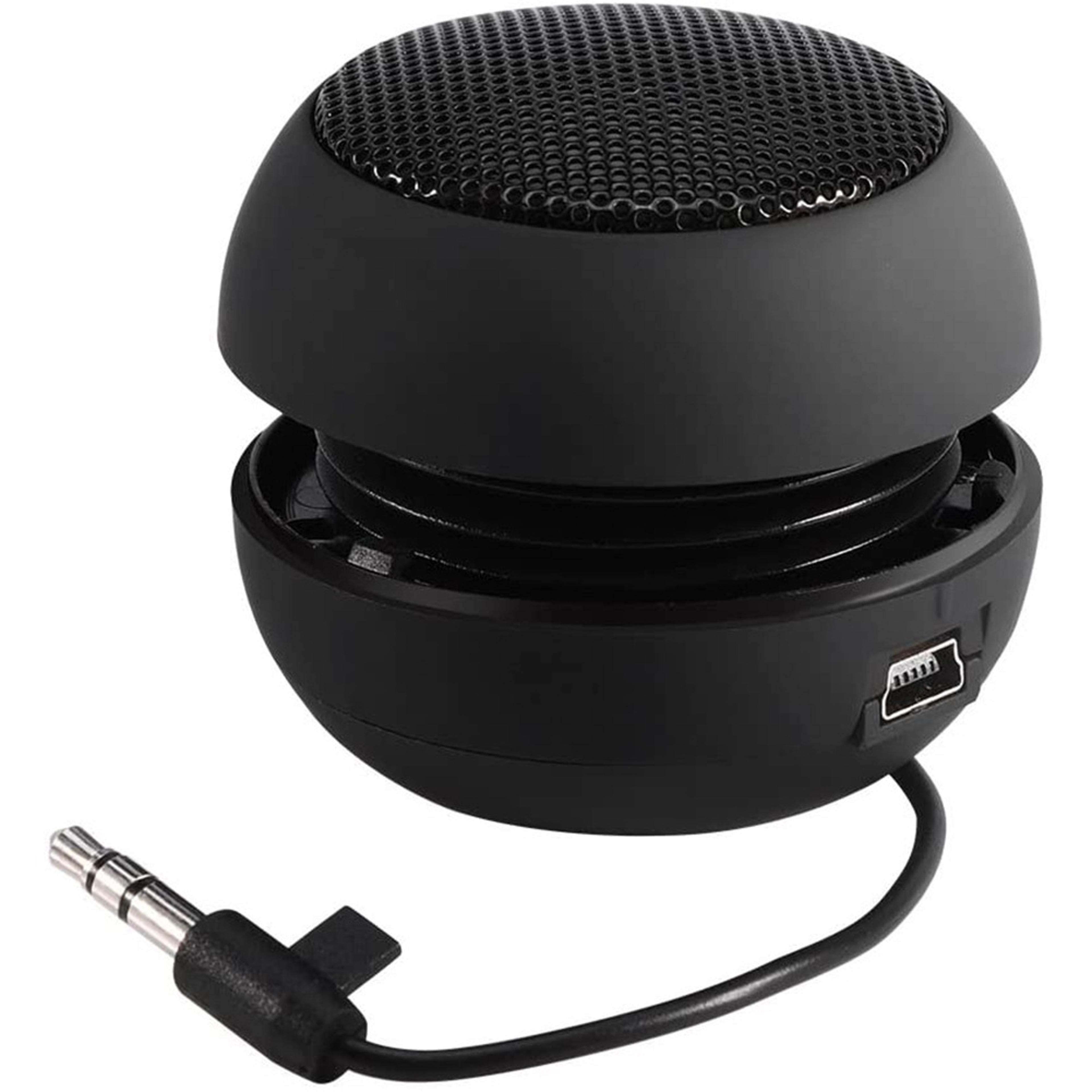 mini portable travel speaker with audio jack and rechargeable battery