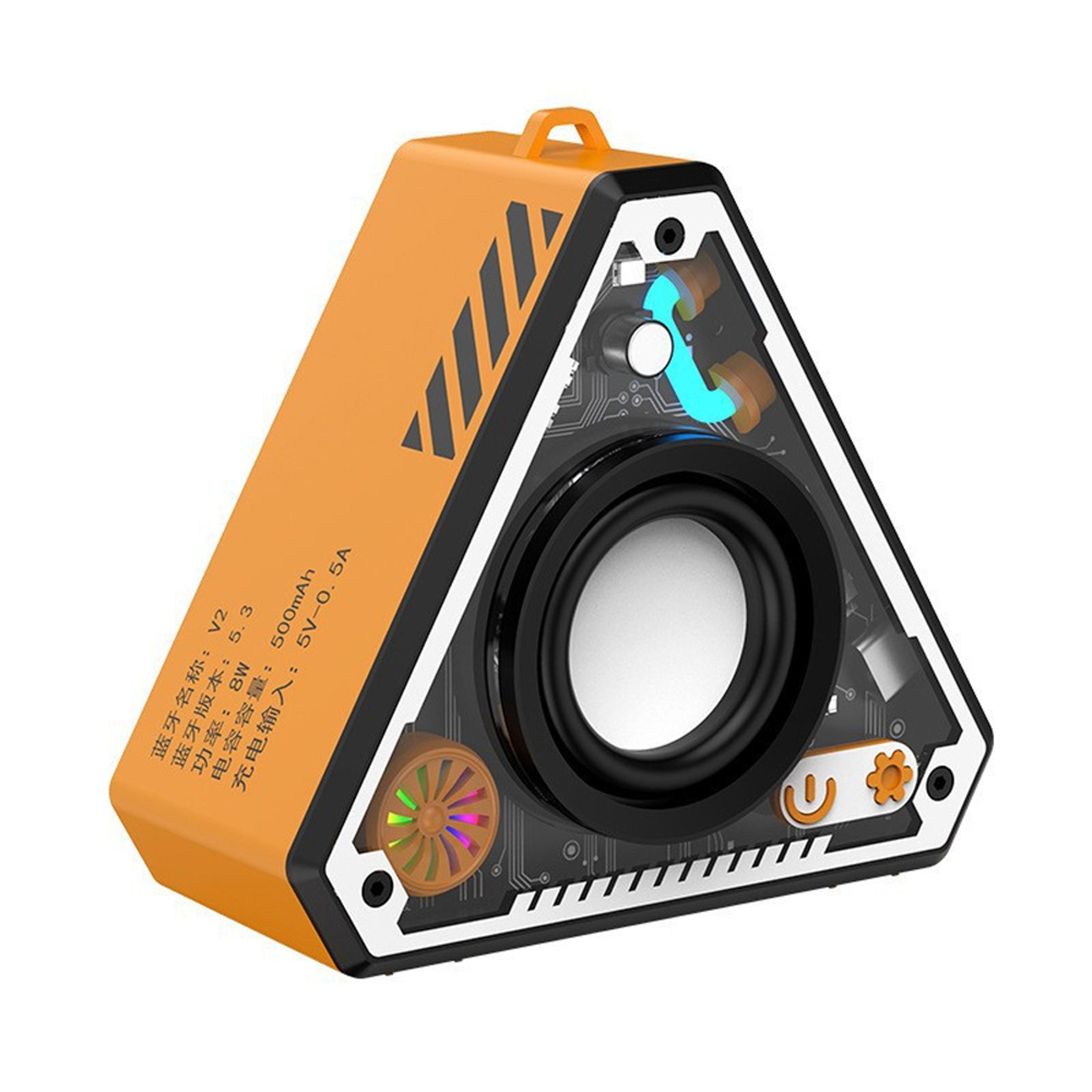 portable bluetooth speaker with rgb lights and tws stereo