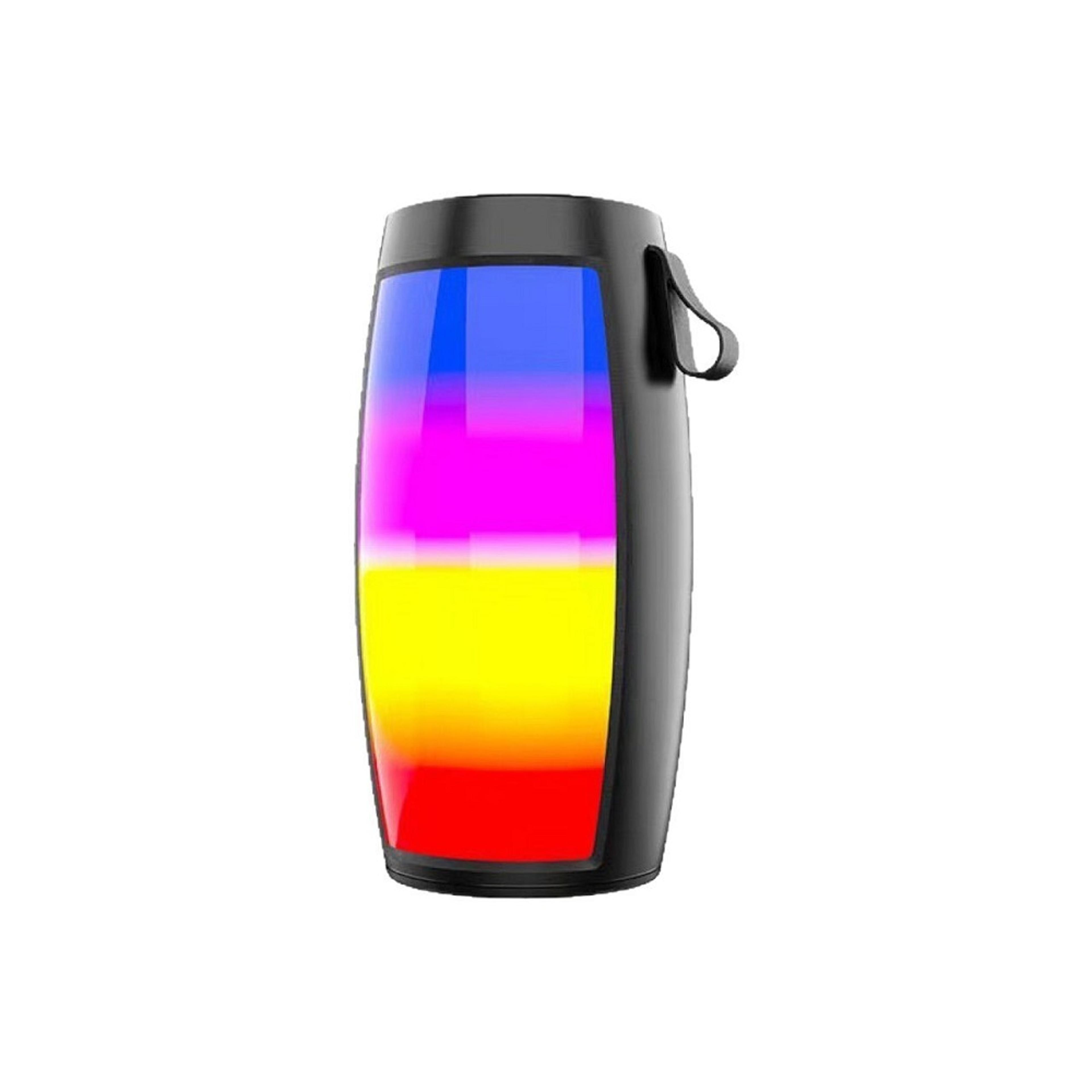 portable rgb bluetooth speaker with deep bass and battery