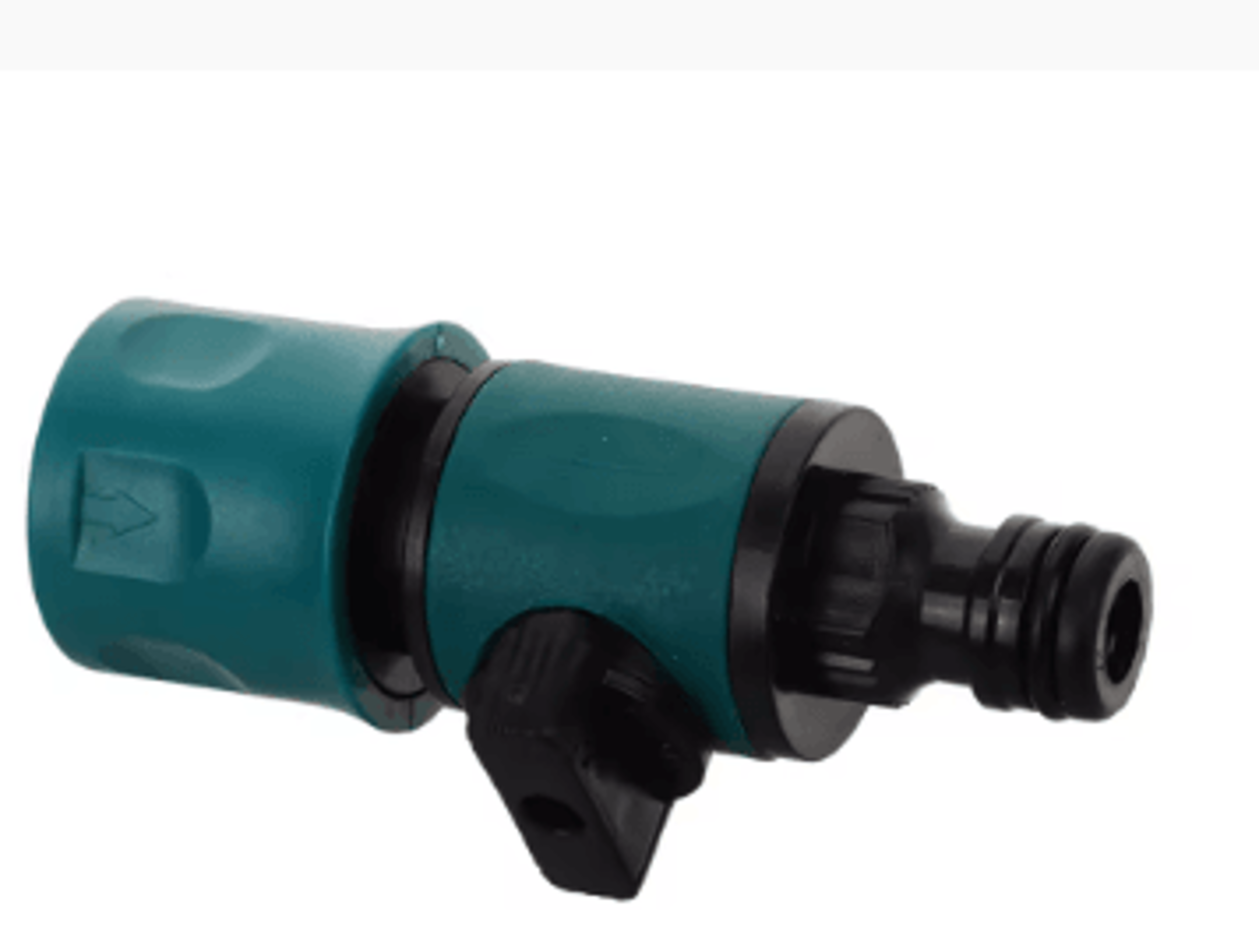 garden hose quick connect coupler with shut off valve for irrigation