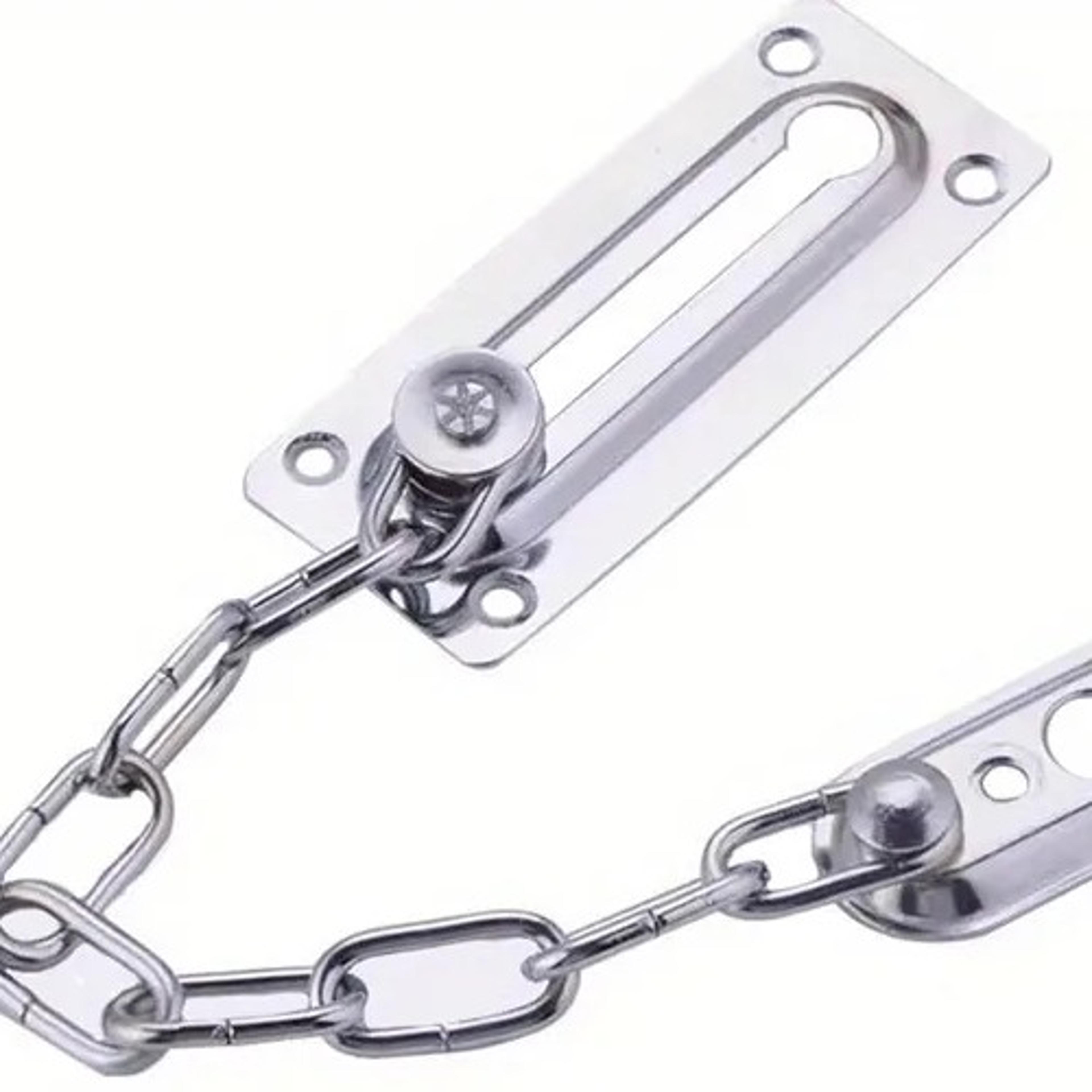 stainless steel security door chain lock guard for home and office