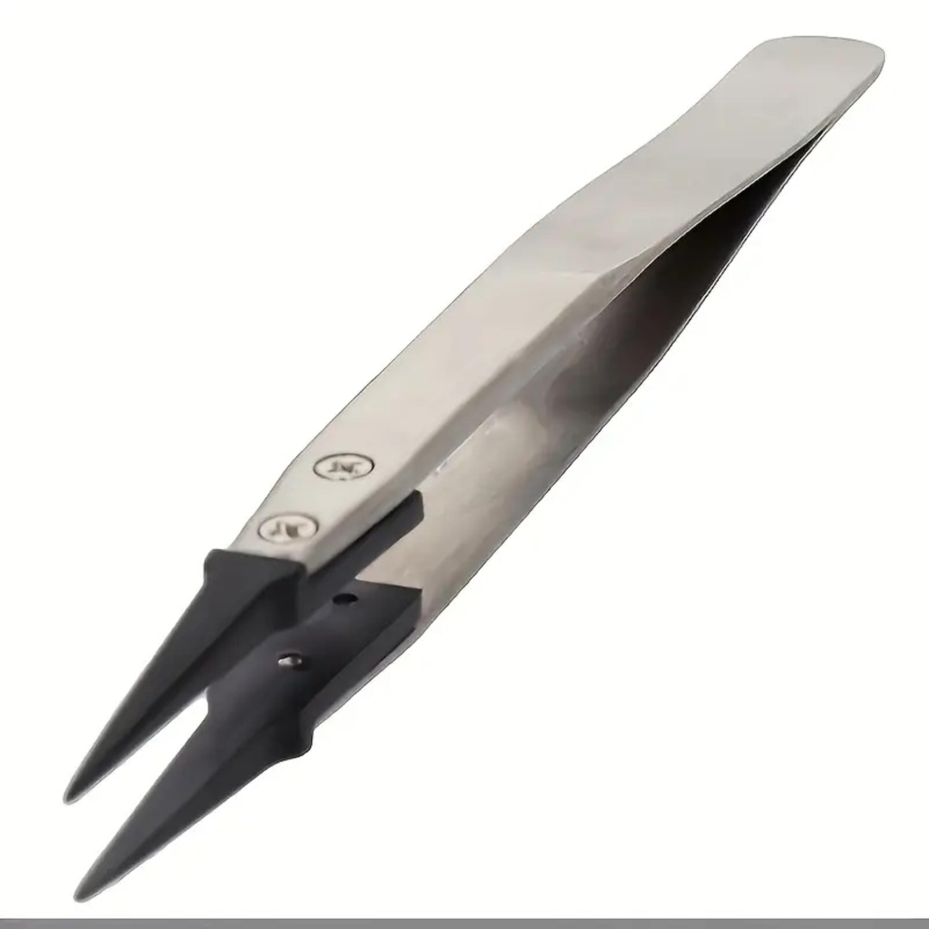 esd safe precision tweezers for electronics repair and jewelry work
