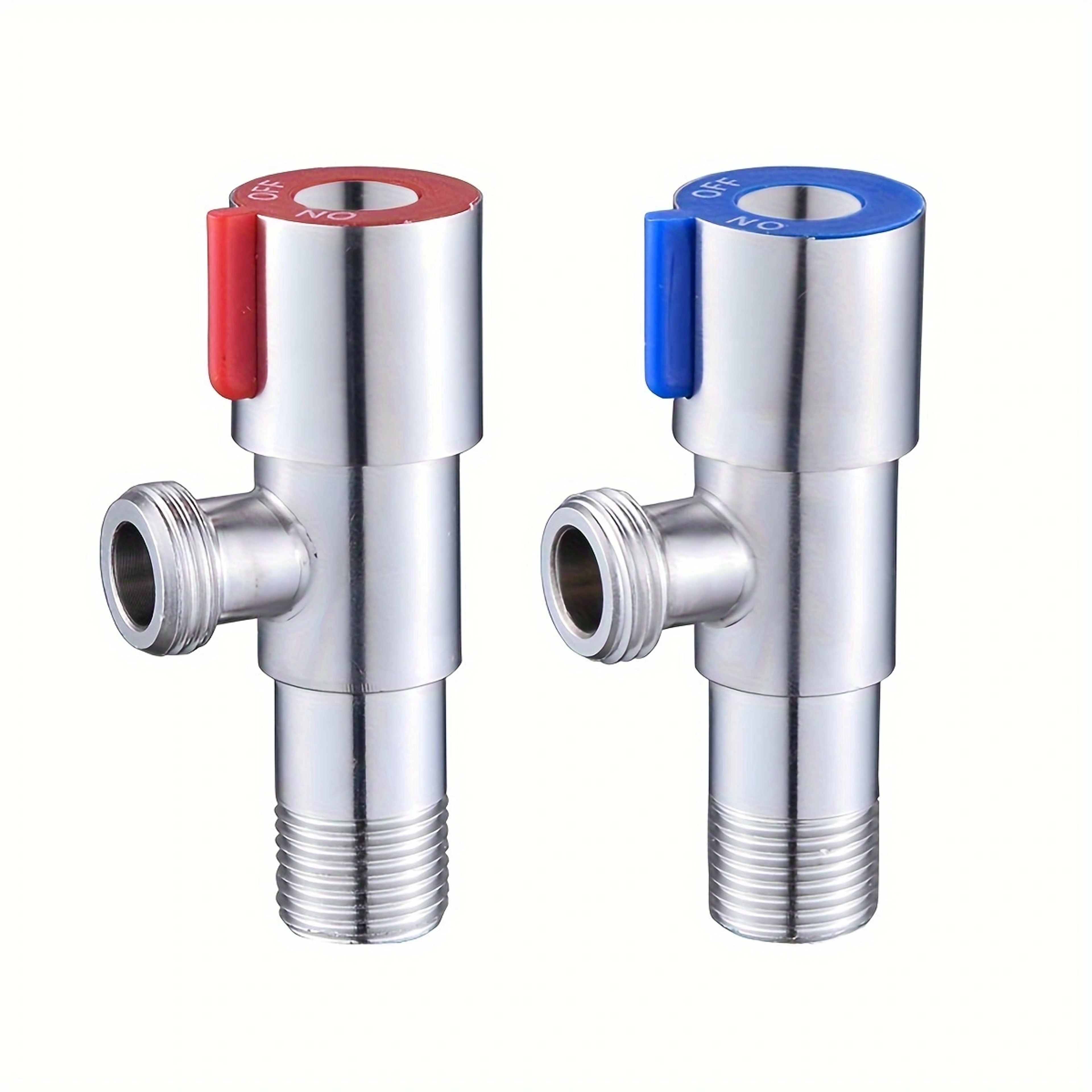 stainless steel angle valve high flow toilet water shutoff valve for hot and cold lines