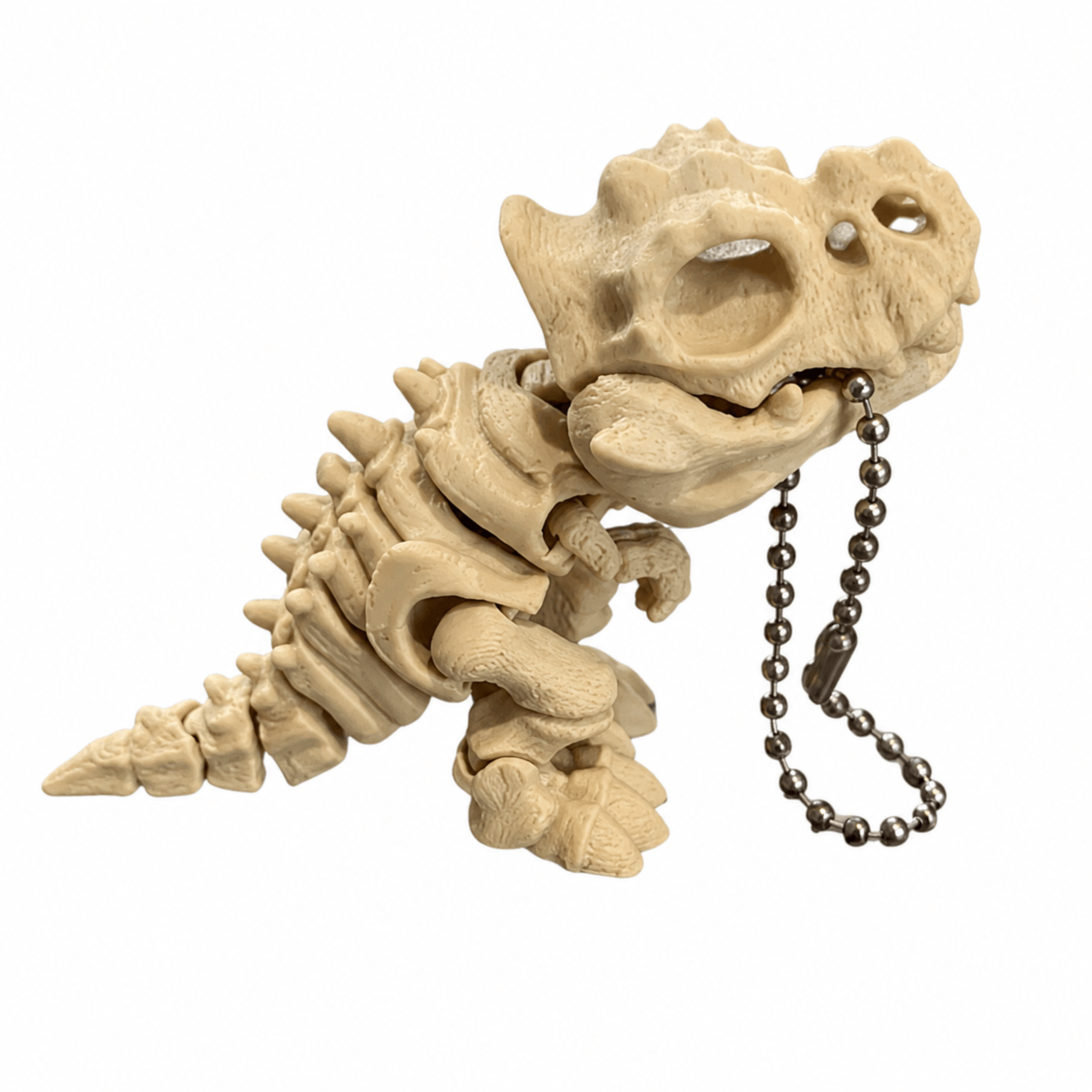 printed t rex skeleton articulated dinosaur fidget toy and desk decor