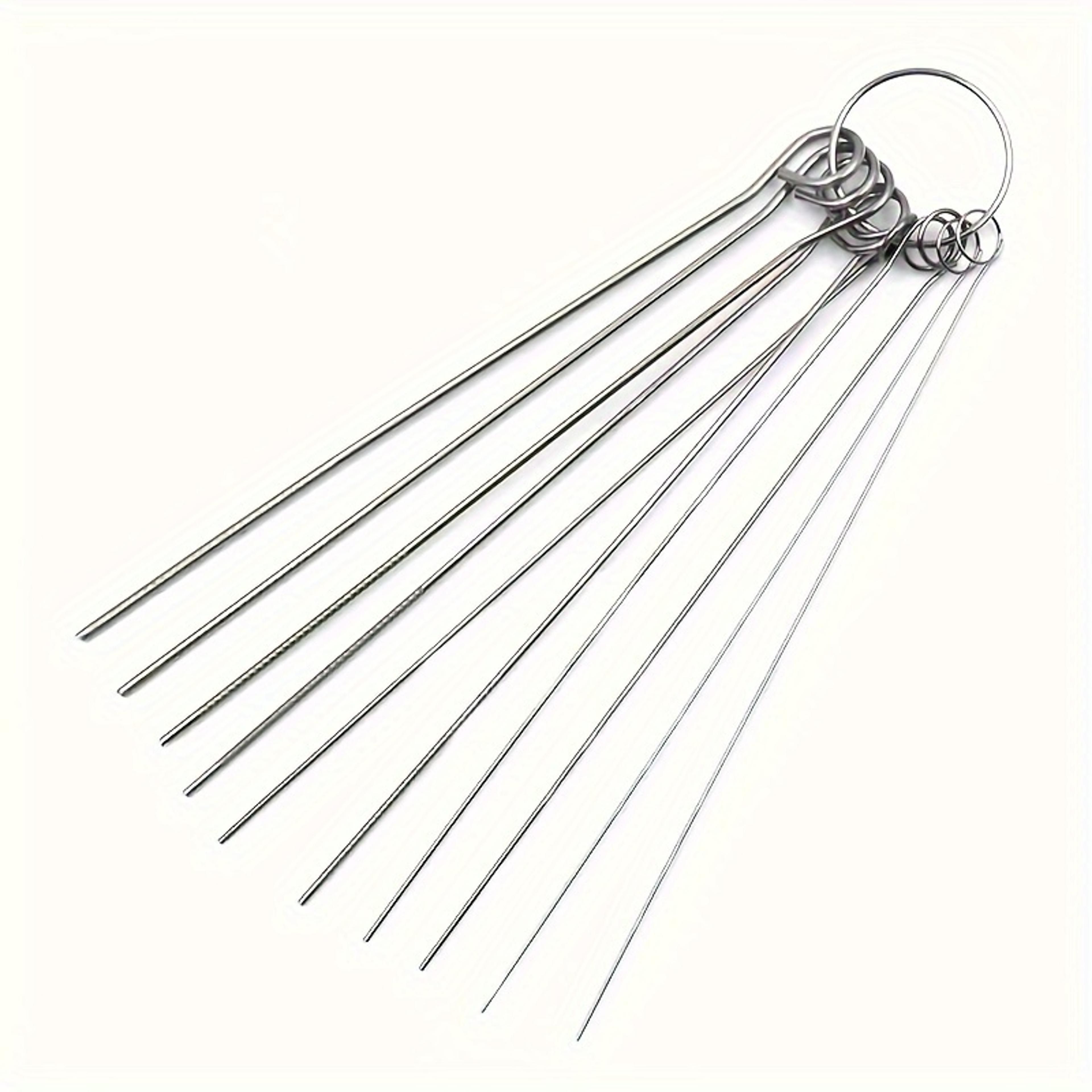 stainless steel shower head cleaner needle set for nozzle and hard water buildup