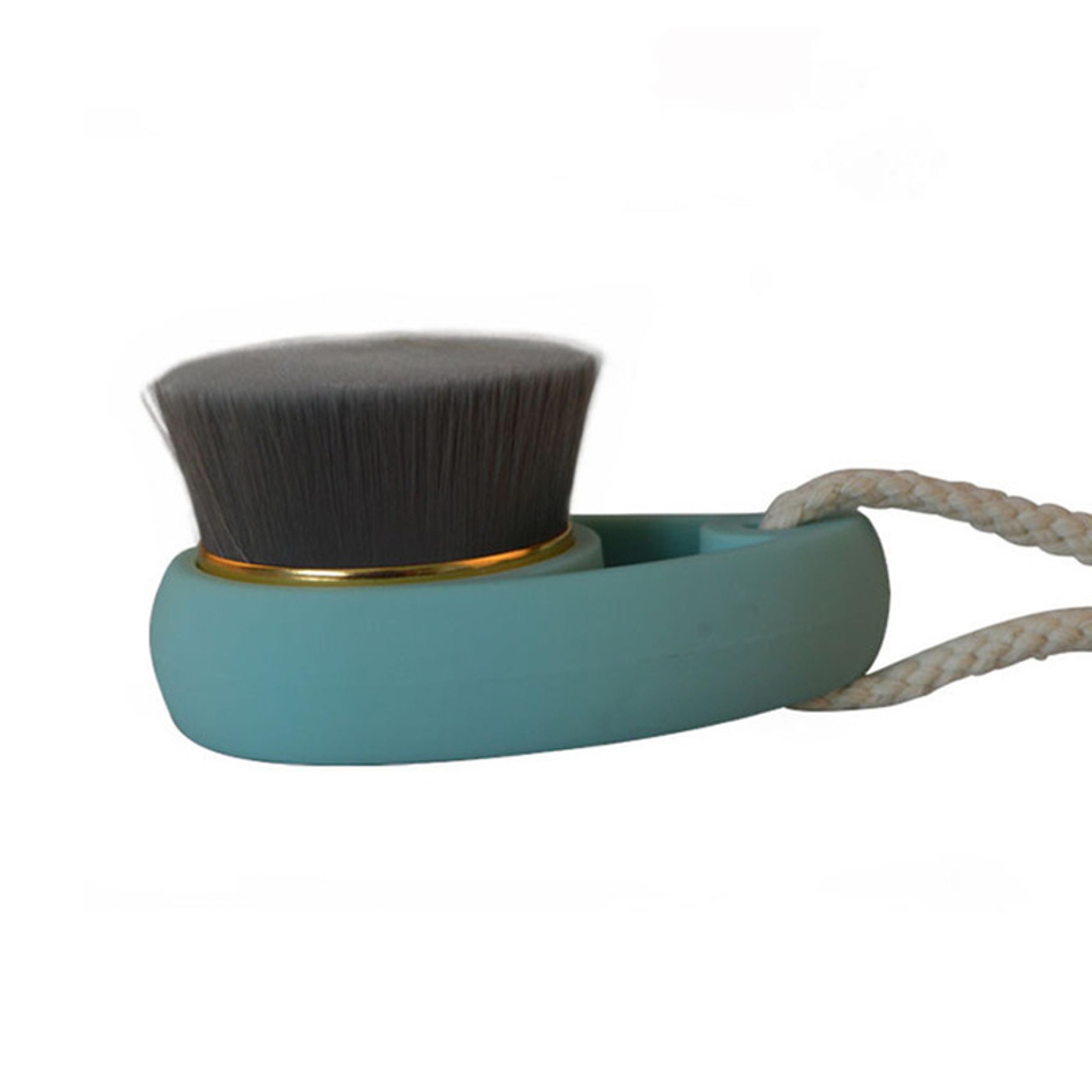 bamboo charcoal facial cleansing brush for deep pore cleansing and gentle exfoliation