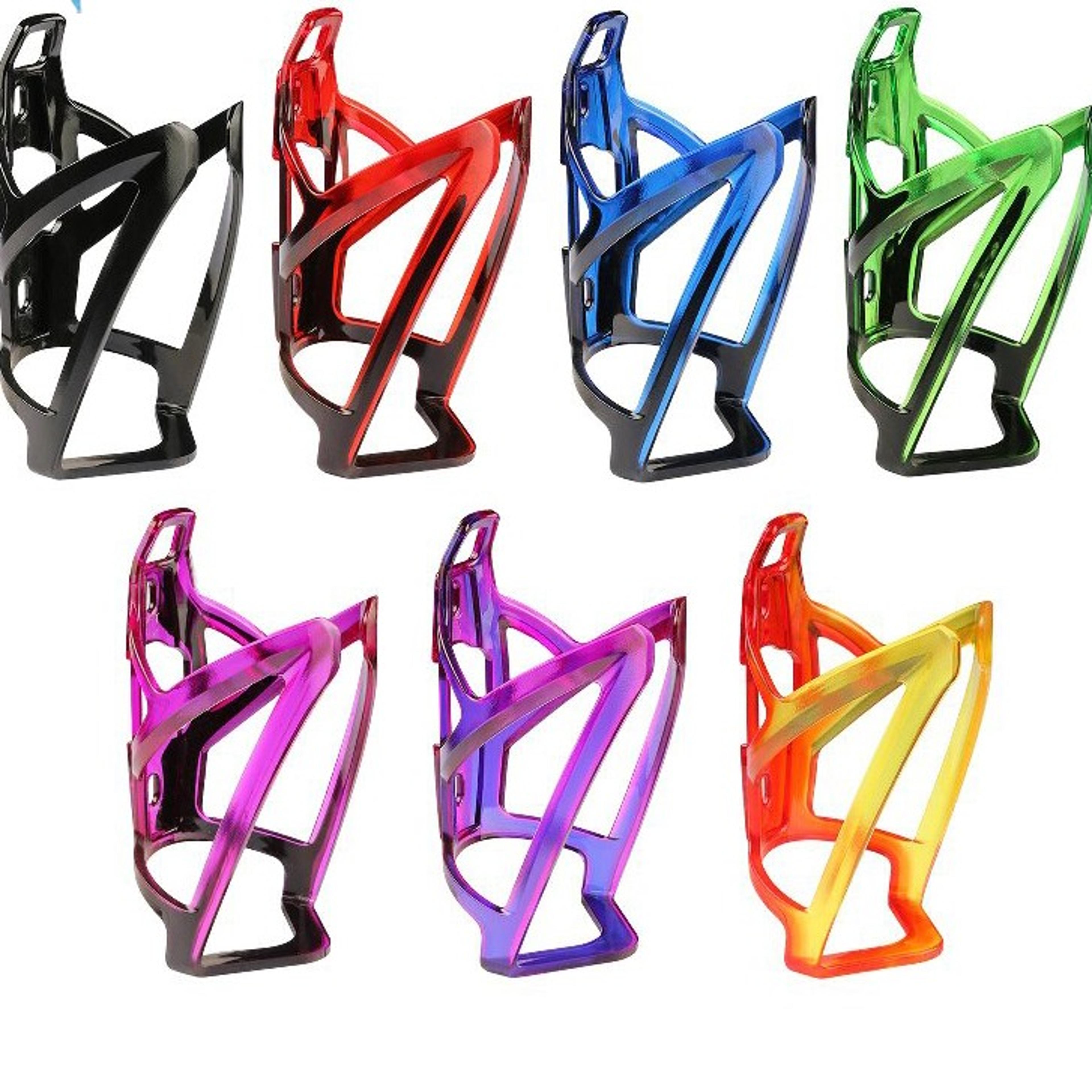 colorful lightweight bicycle water bottle cage for mtb and road bikess