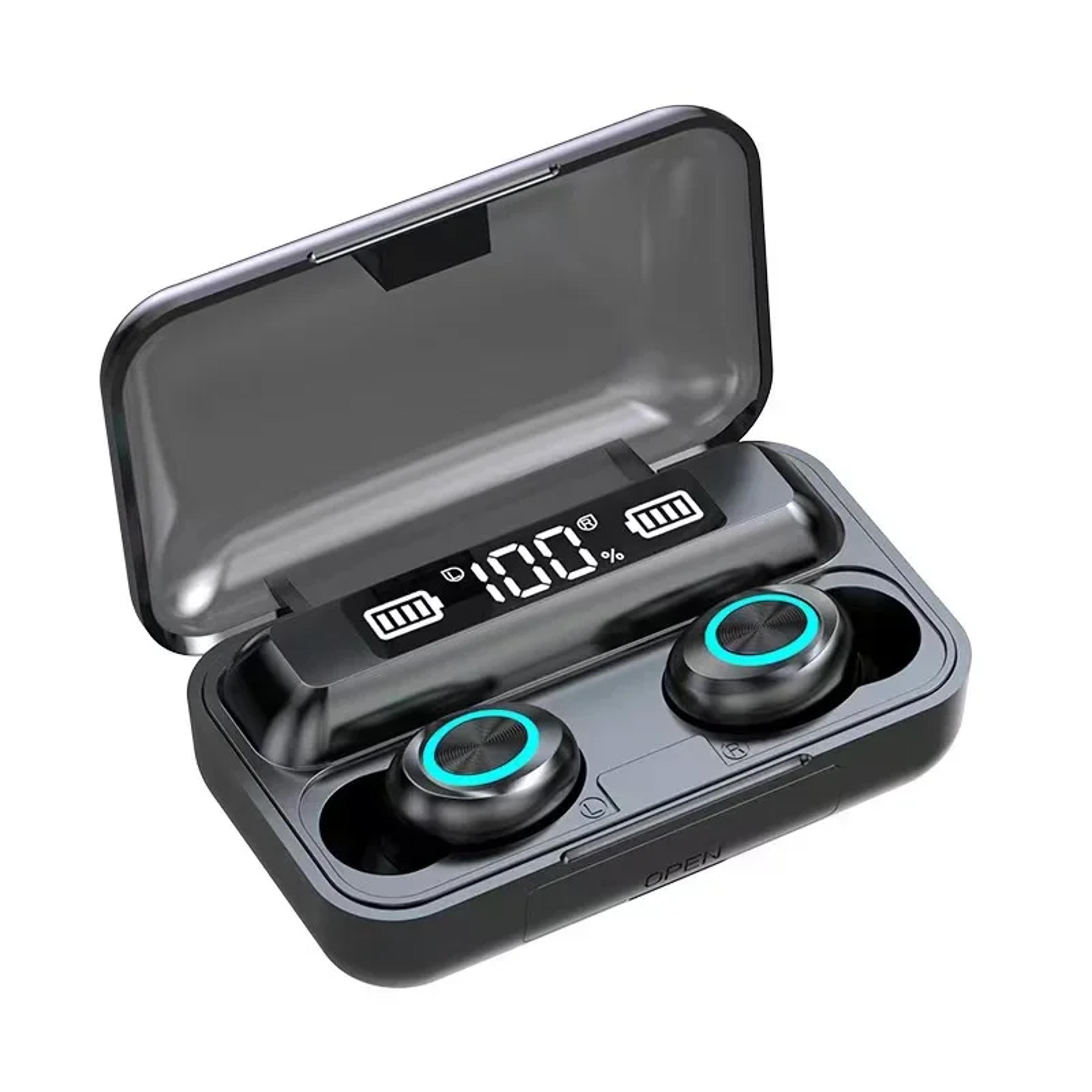 wireless earbuds with deep bass touch control and sport waterproof design