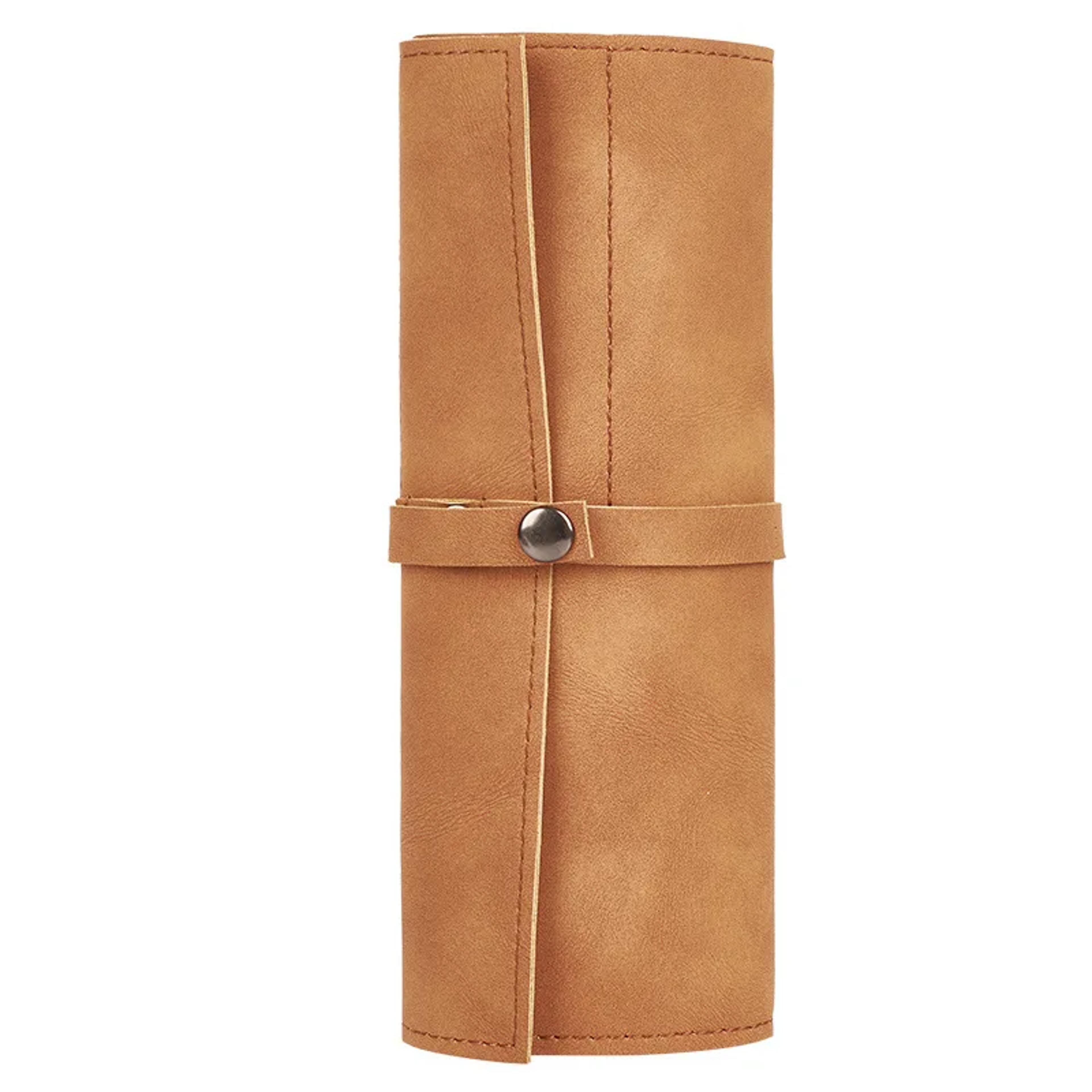 full grain leather watch band organizer and travel watch rollss