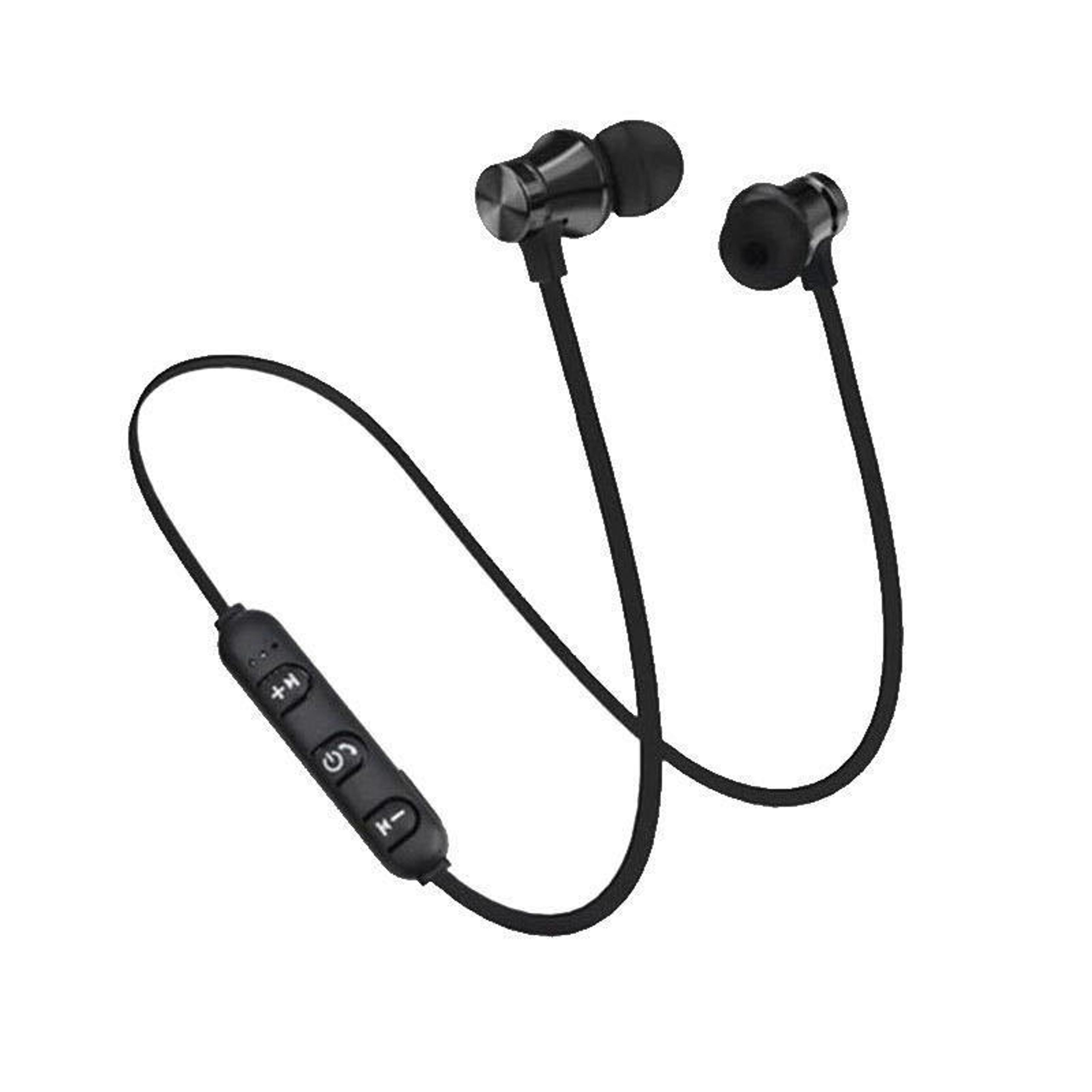 wireless neckband headphones with magnetic bluetooth sports earbuds and mic