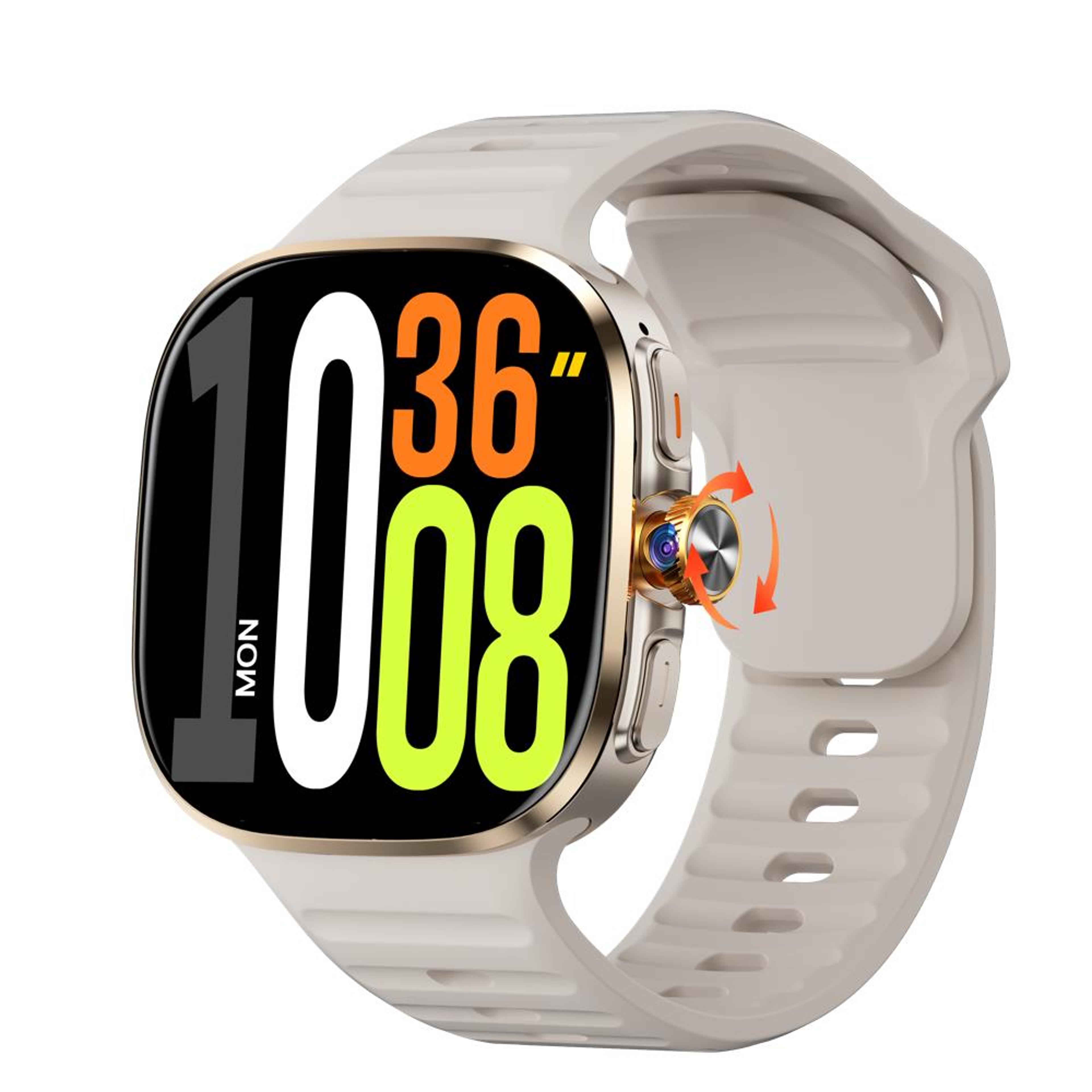 smart watch with rotating camera display gps nfc wifi and sim support