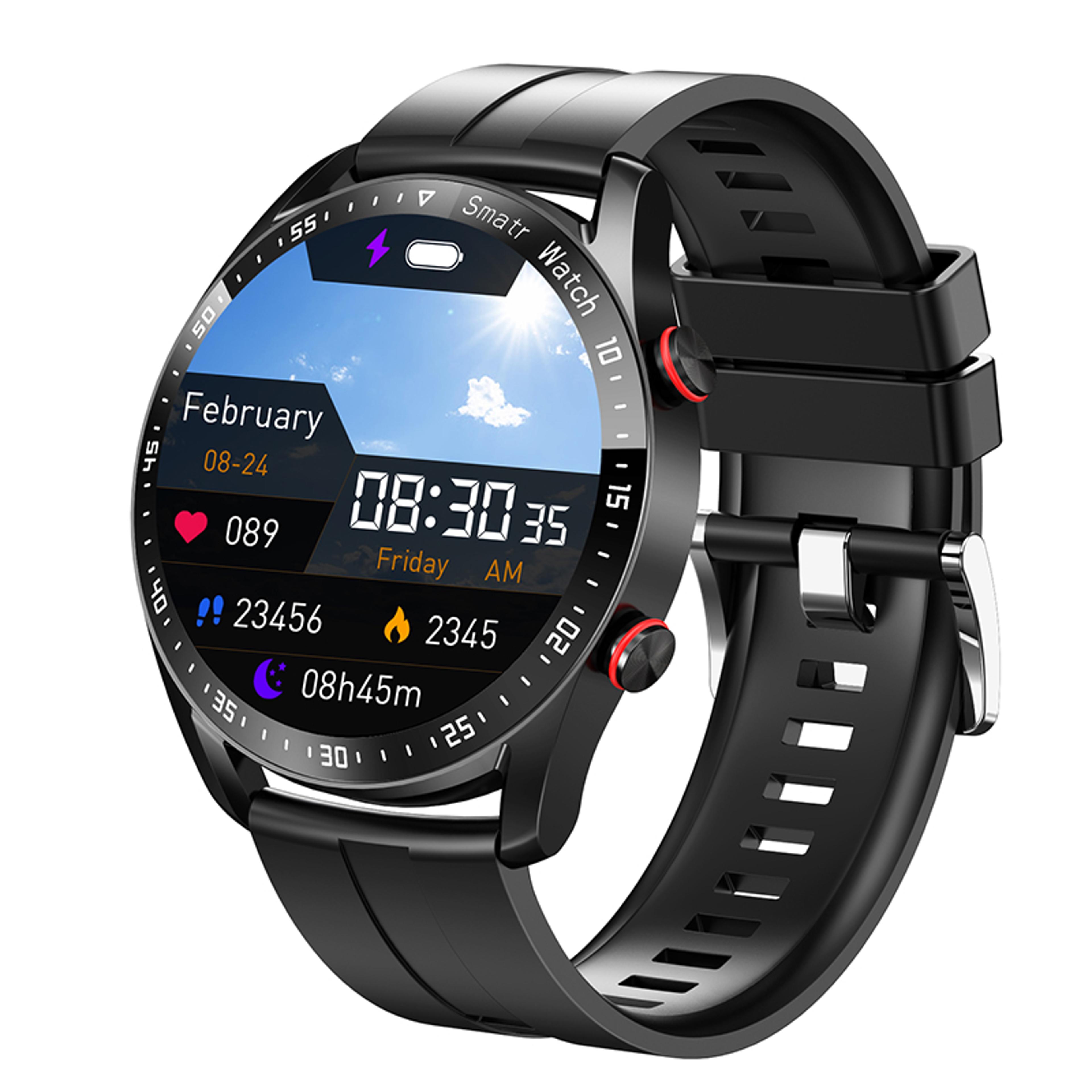 hd ecg smart watch with bluetooth calling gps heart rate tracking and waterproof design