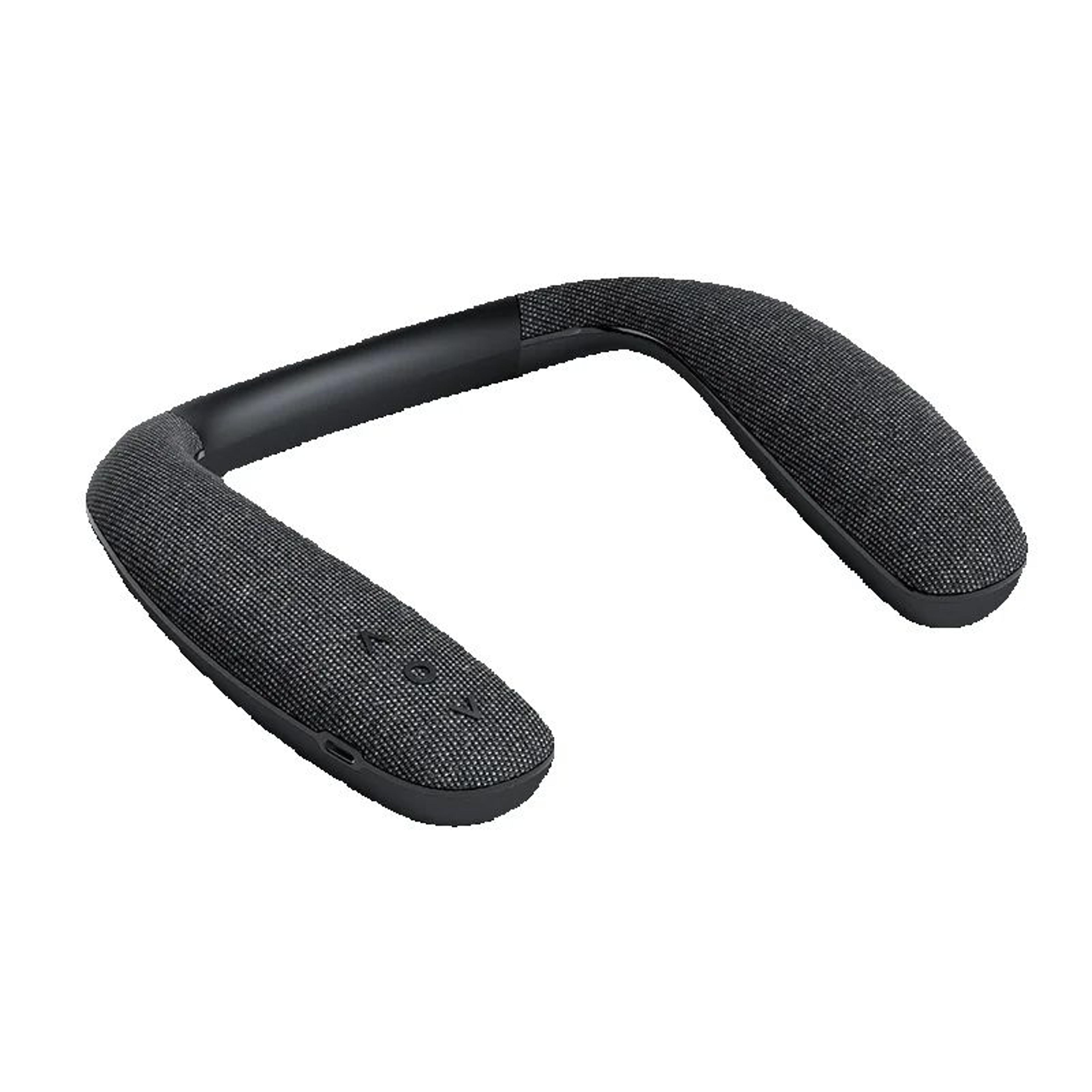 wearable bluetooth neckband speaker with stereo sound and hands free callings