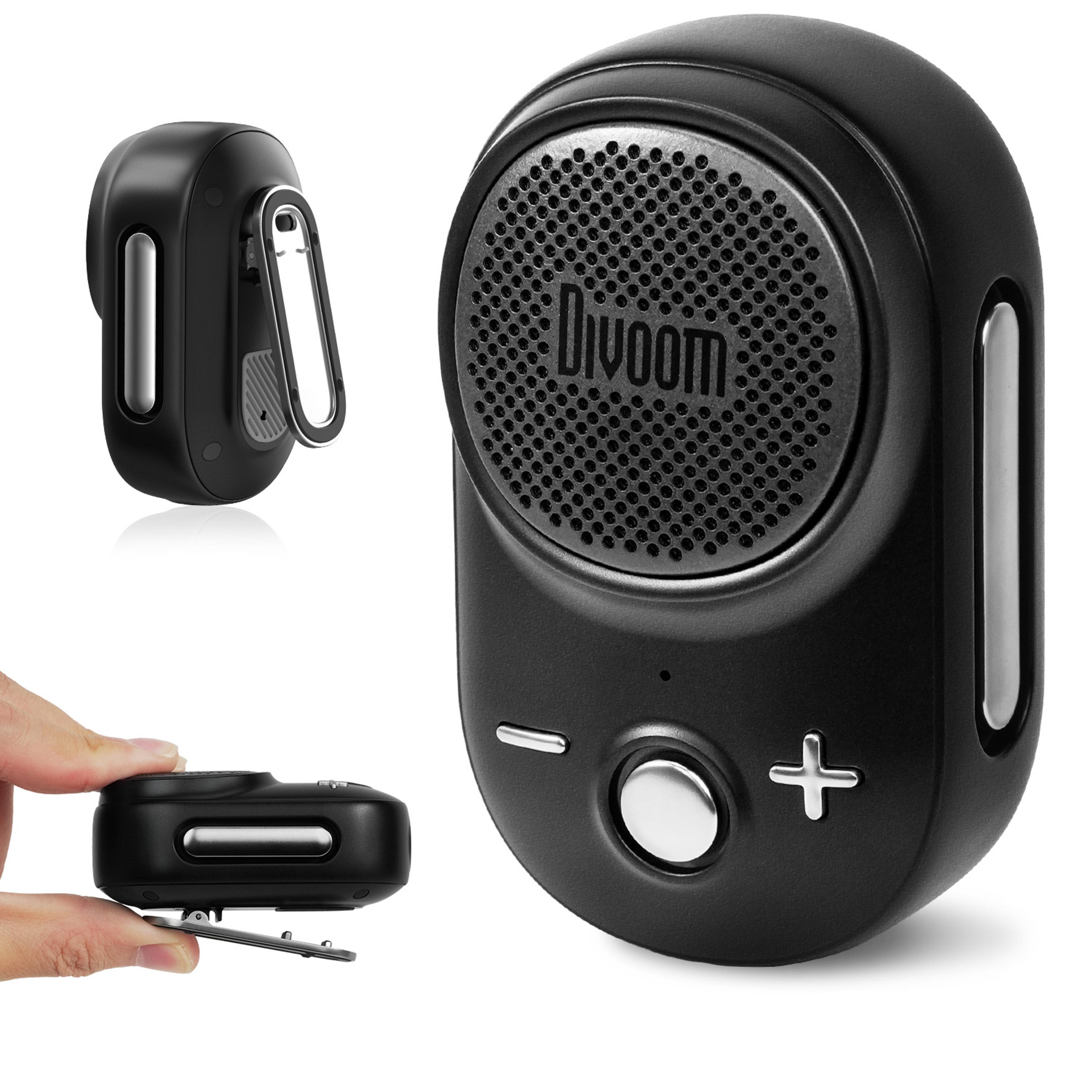portable bluetooth speaker clip on mini speaker hour playtime