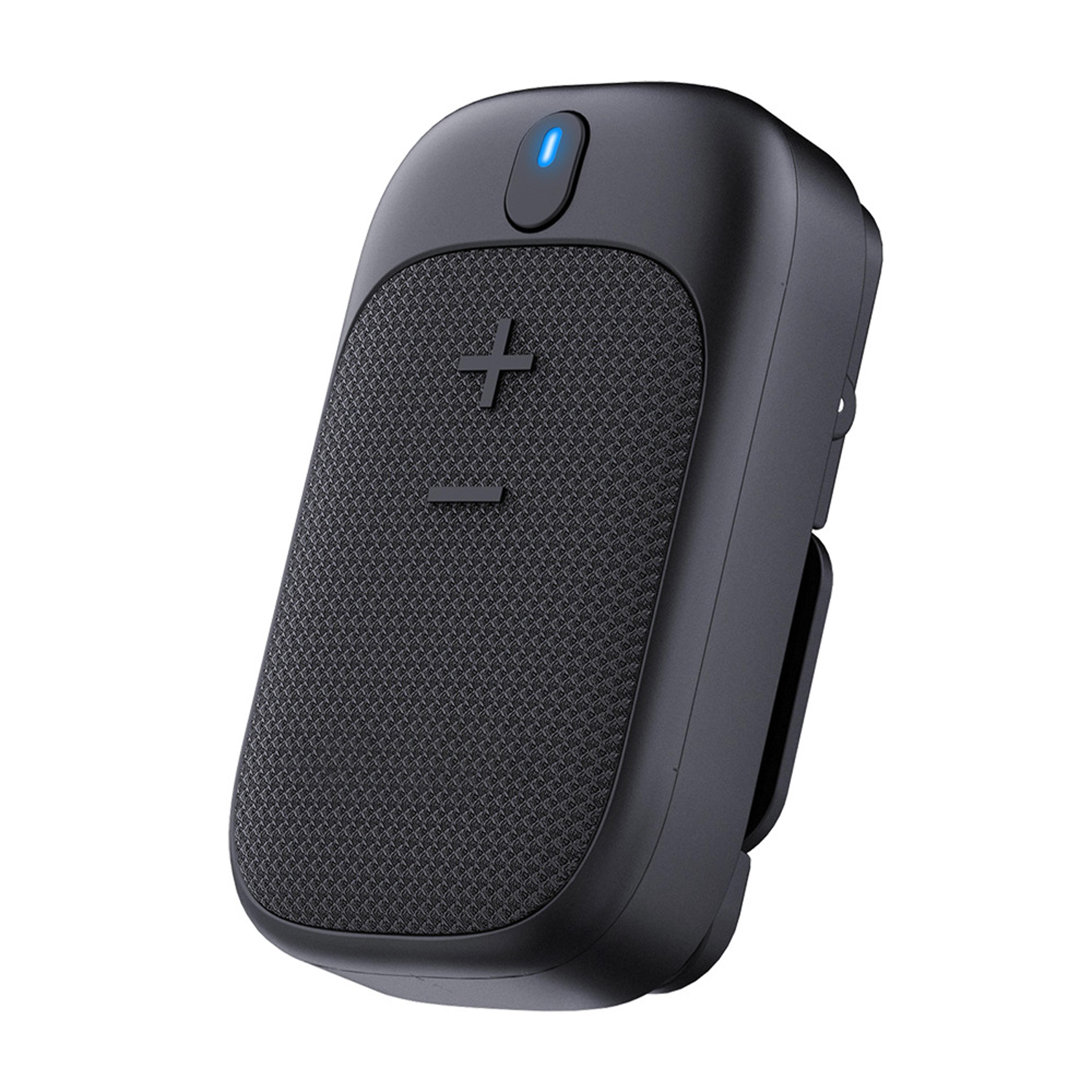 portable bluetooth speaker magnetic clip wearable outdoor speaker with built in microphone