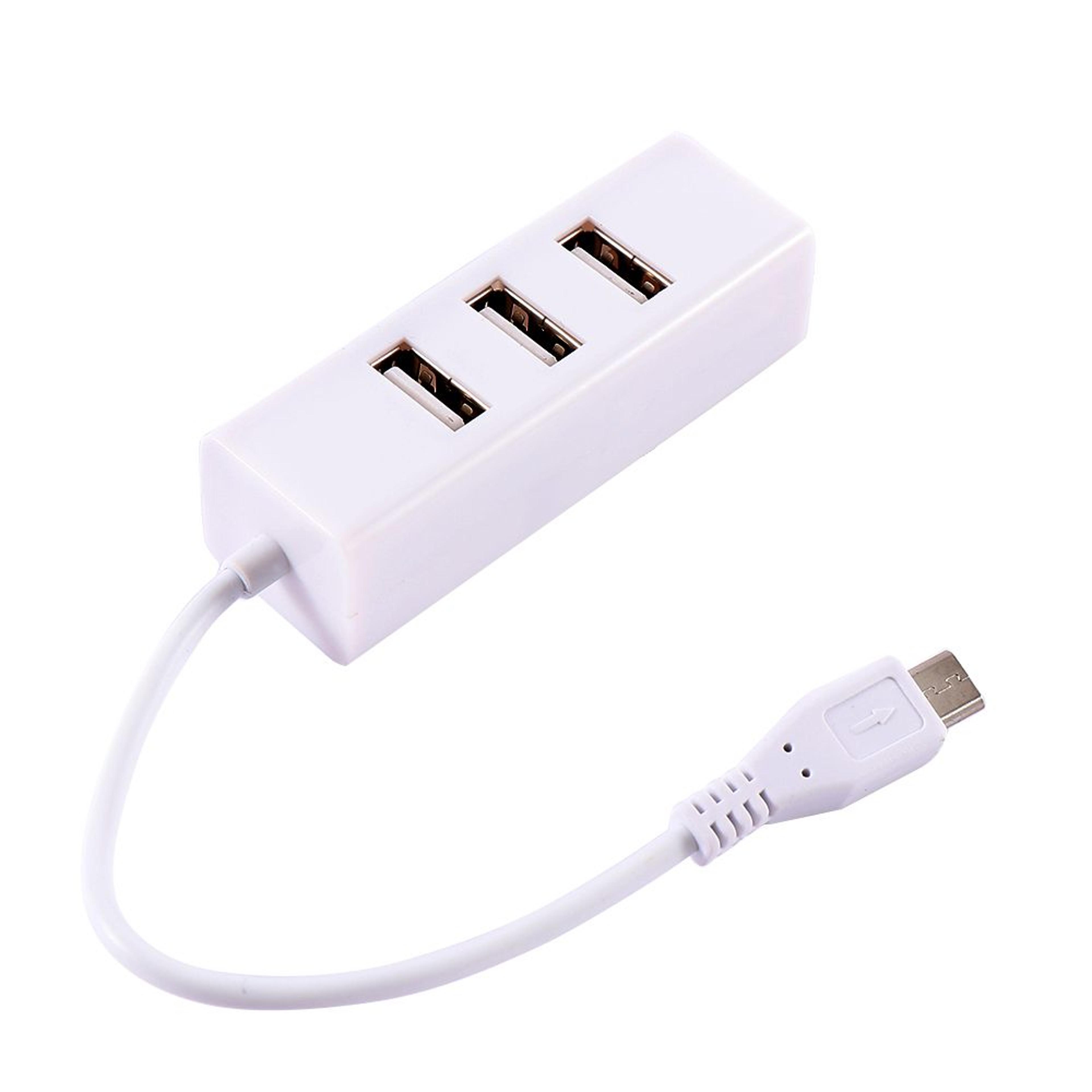 zero micro usb otg hub usb expansion adapter with power switch