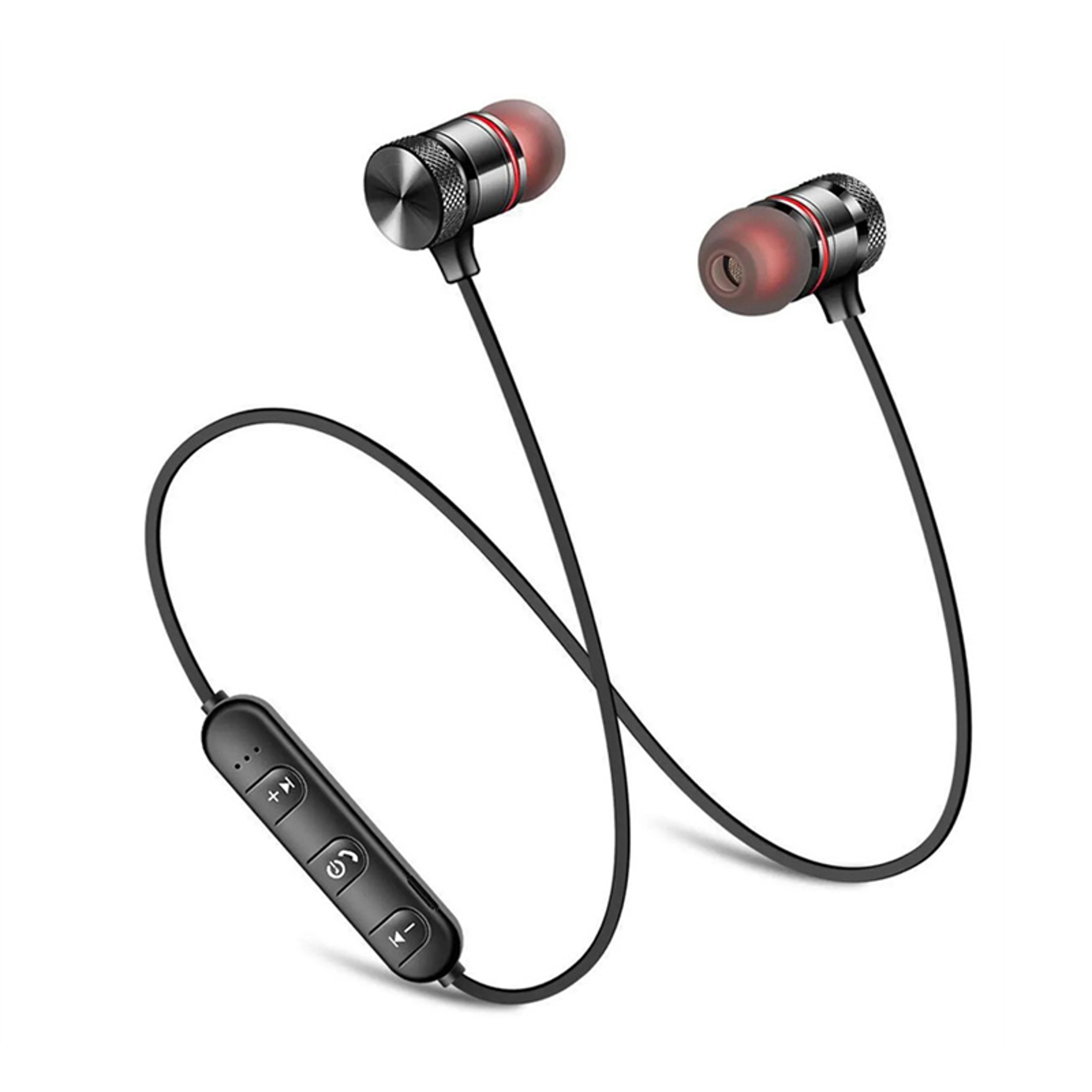long battery wireless bluetooth neckband earphones with mic in ear headphones