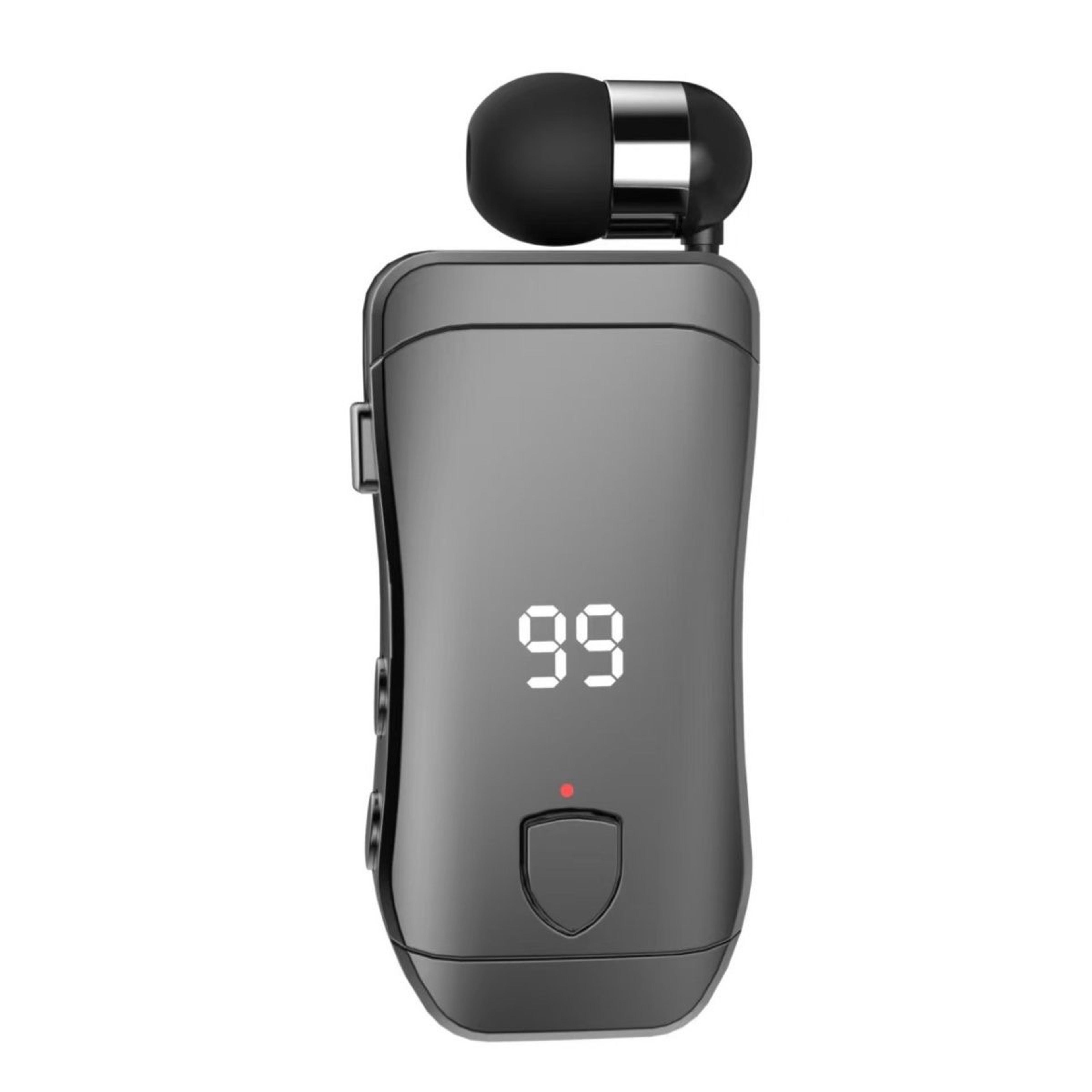 bluetooth retractable business headset with caller id and battery display