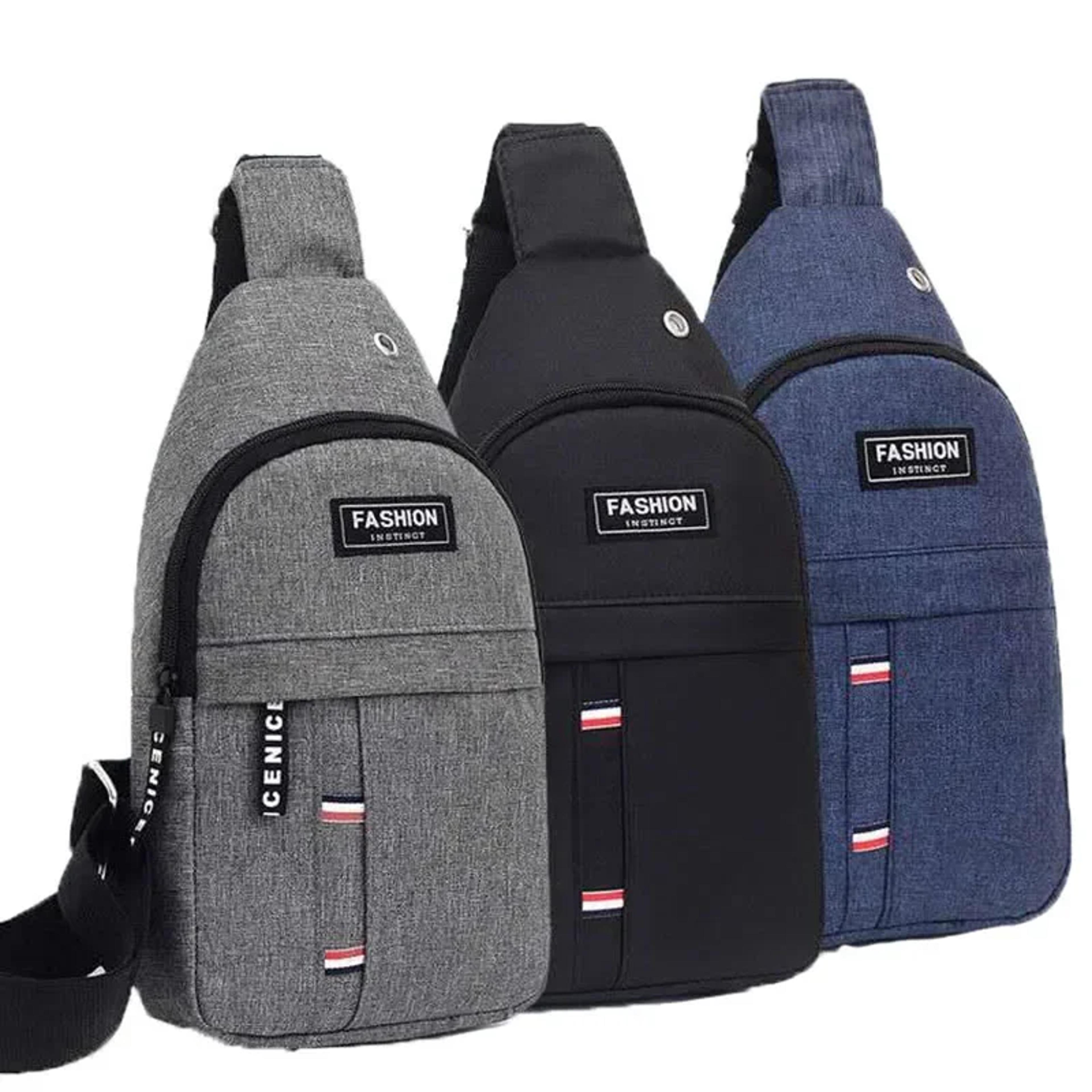 men waterproof nylon chest bag lightweight crossbody sling bag for travel and daily carry