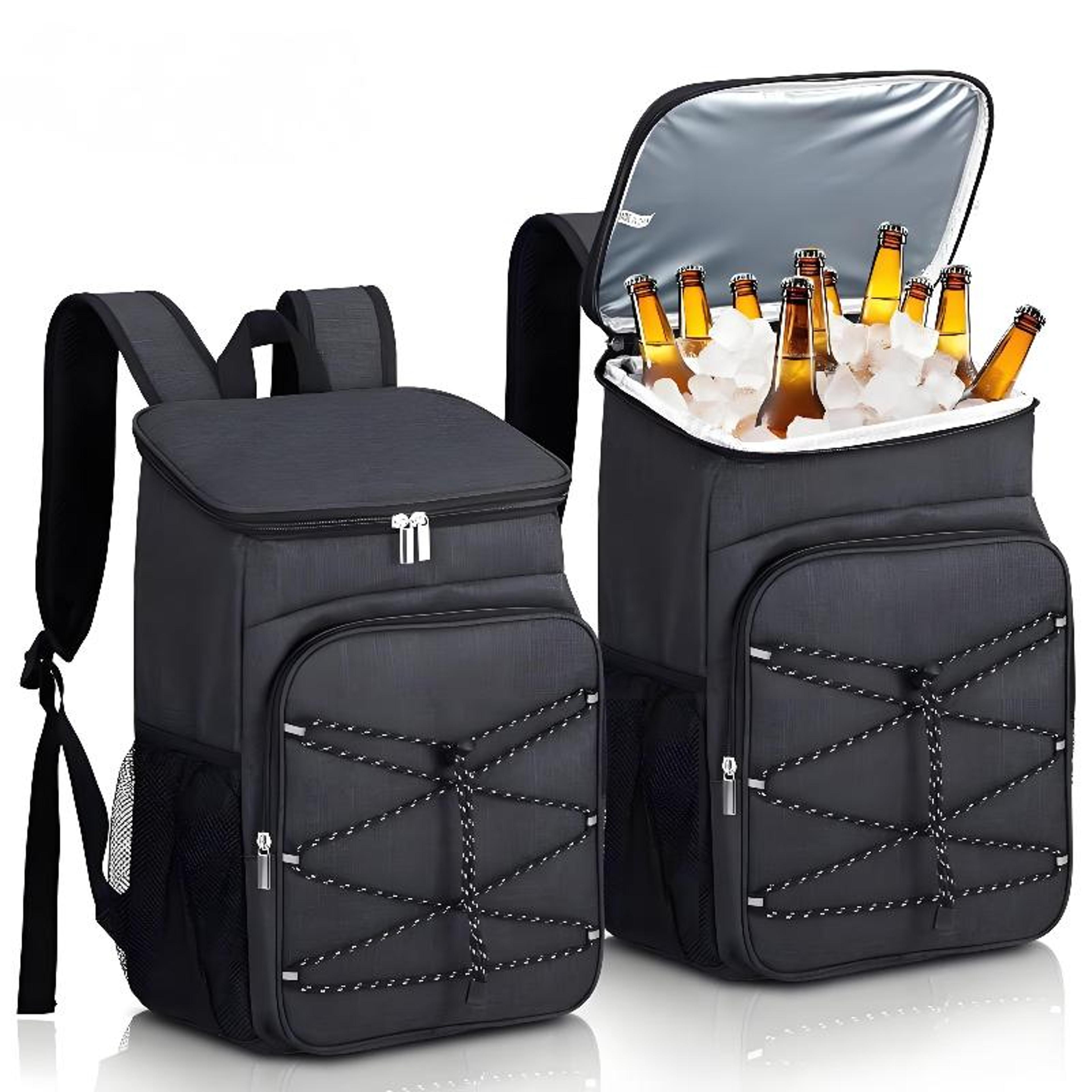 large capacity insulated cooler backpack for picnic camping and travel