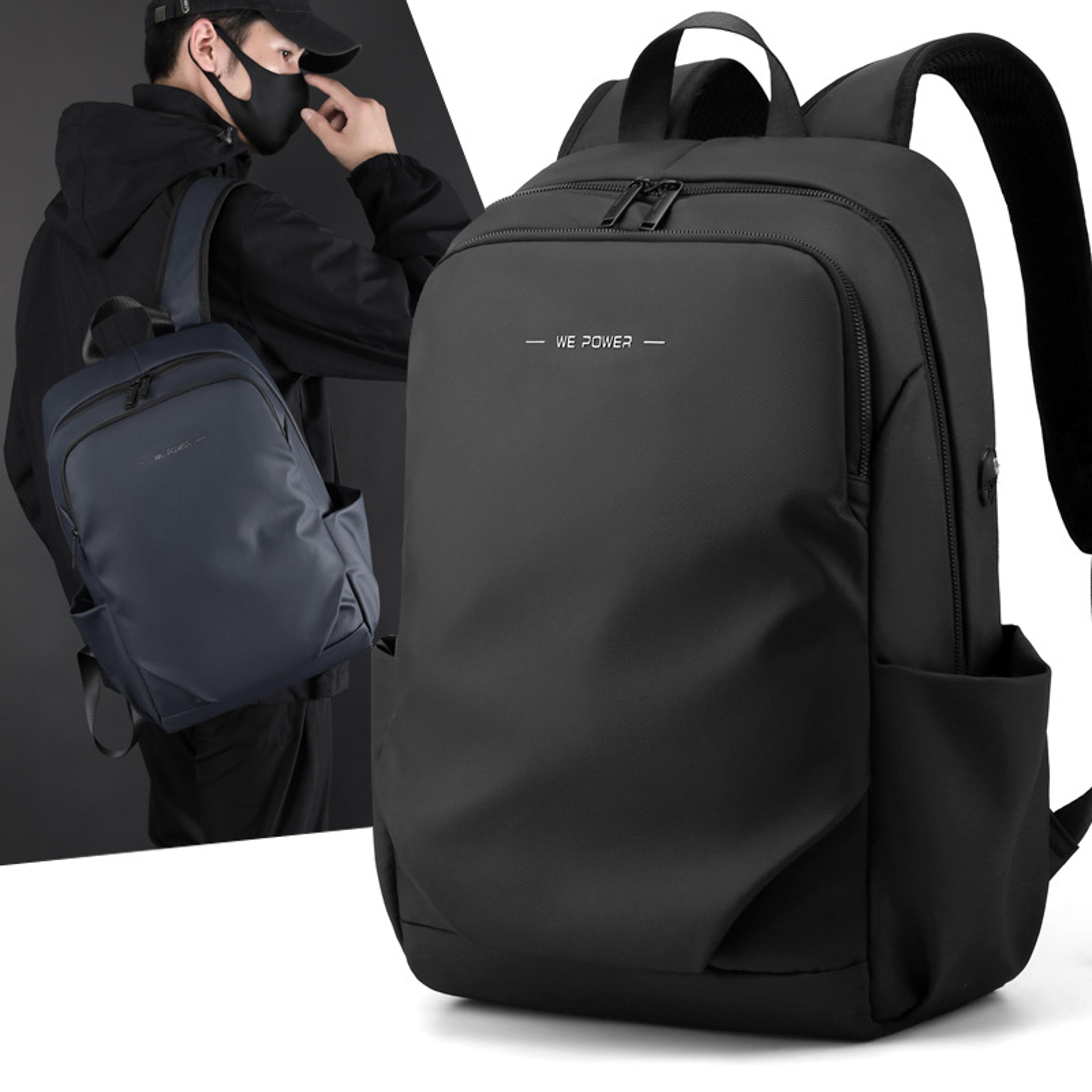 mens waterproof laptop backpack large capacity business travel work bag