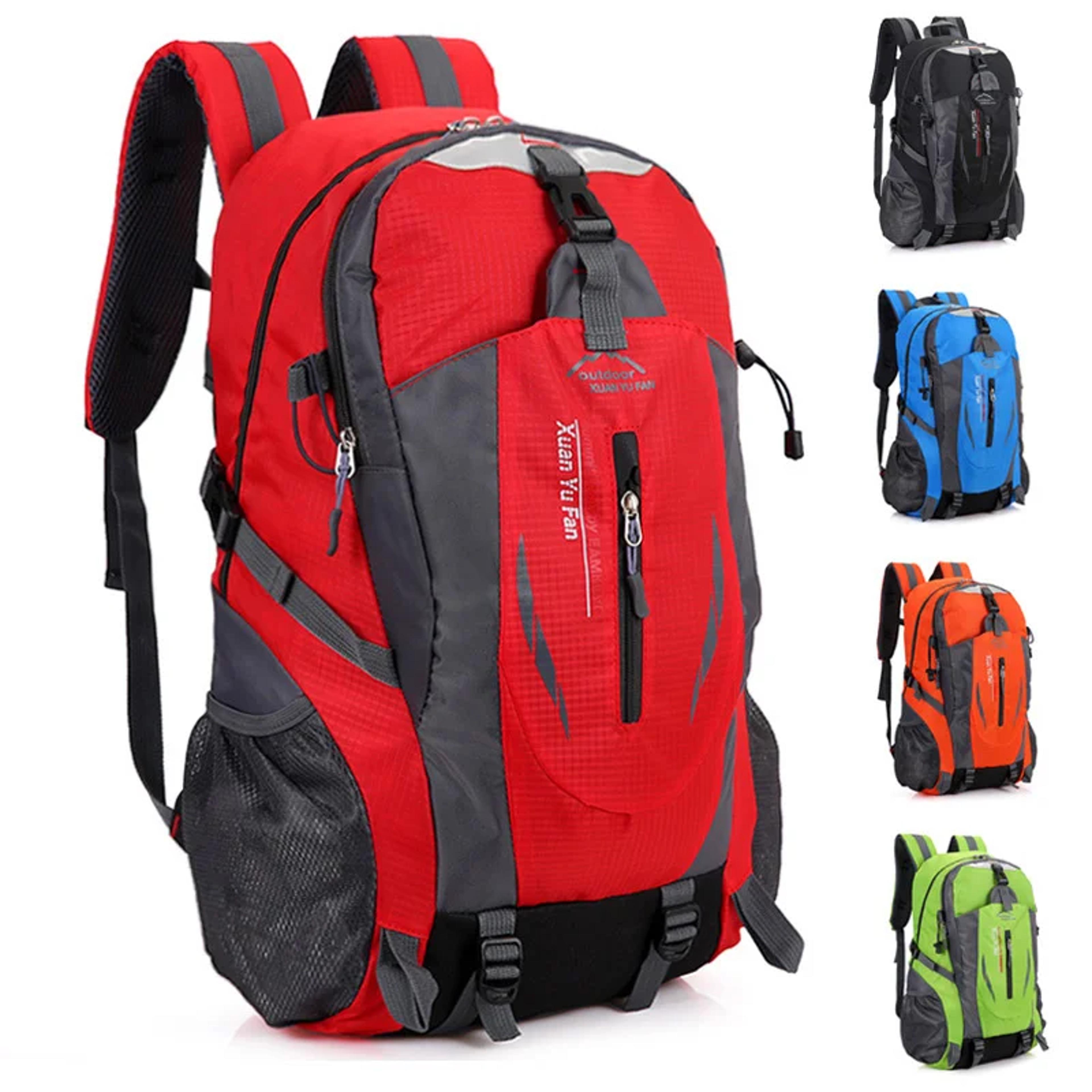 water resistant nylon hiking backpack lightweight travel backpack for outdoor adventures