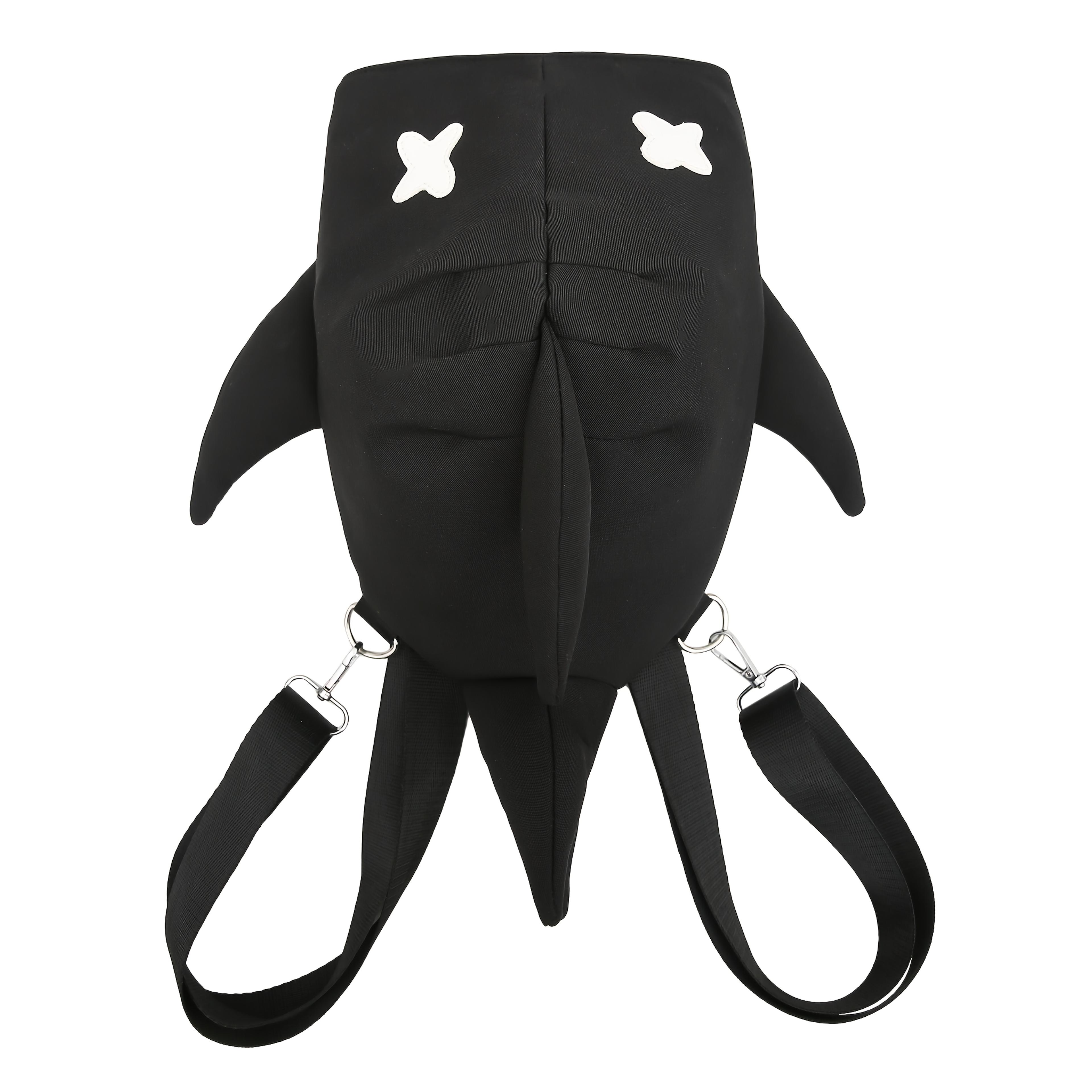 shark backpack large capacity casual travel backpack for men women couples