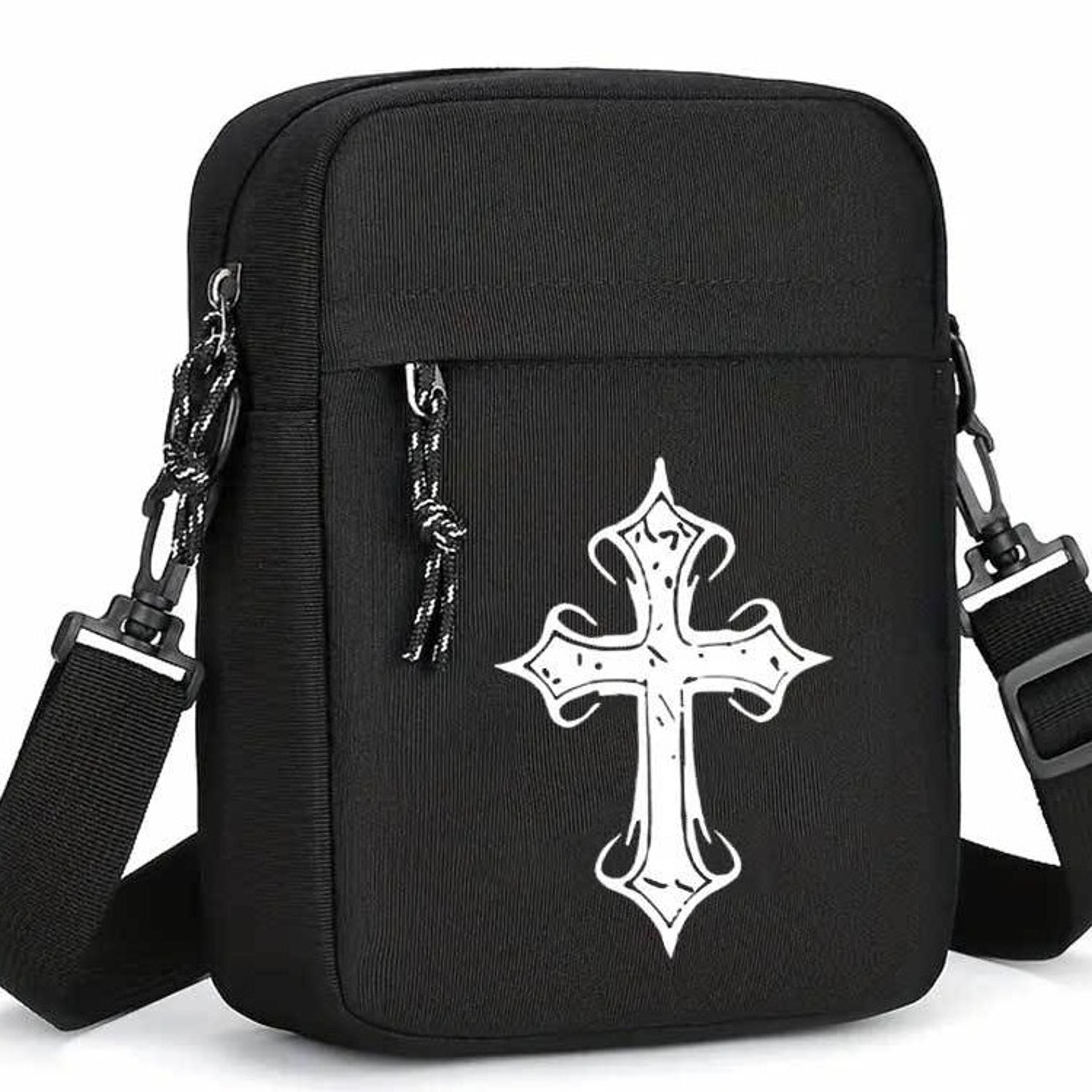 jesus crossbody bag lightweight mini messenger shoulder bag for men and women