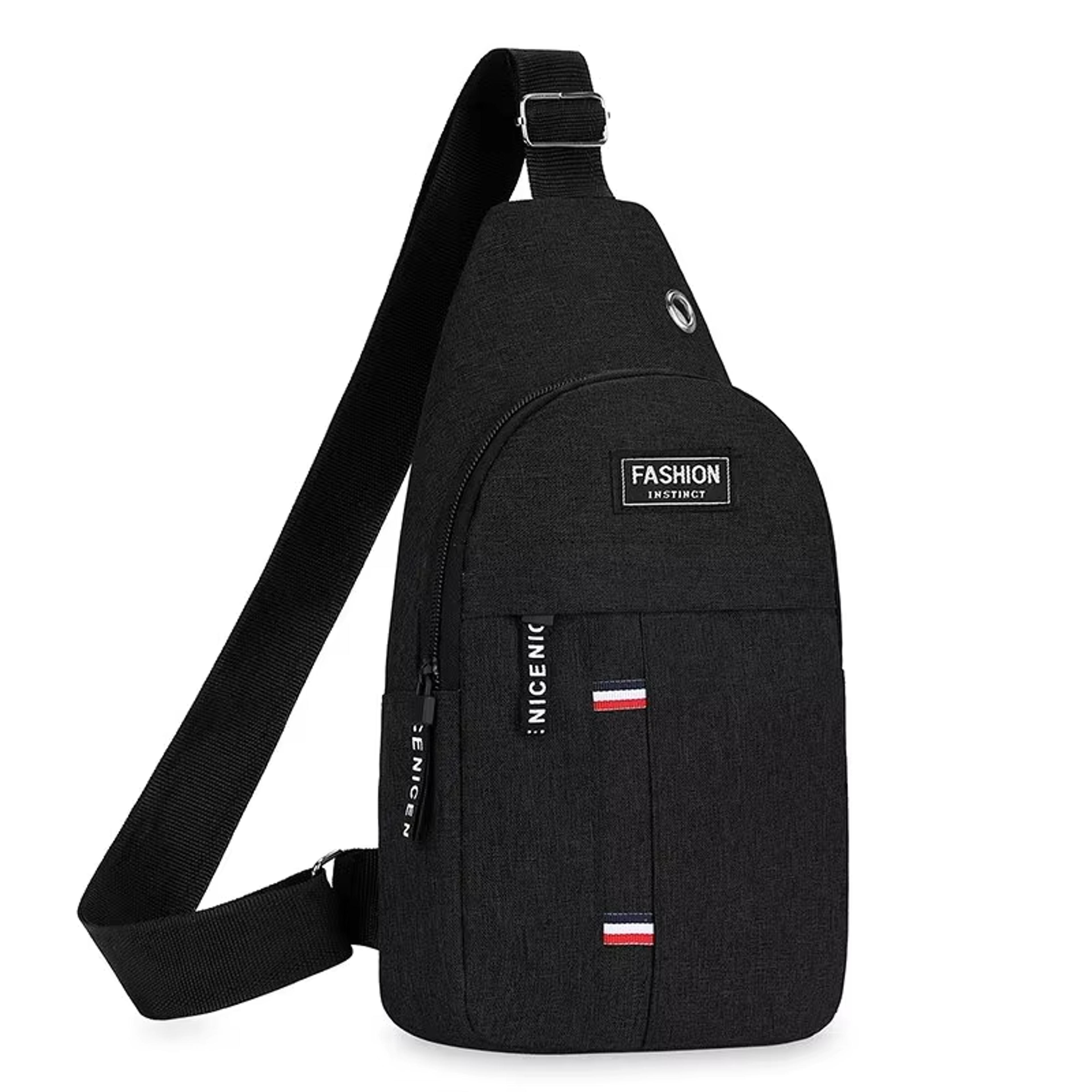 mens large capacity crossbody chest bag outdoor sports shoulder pack