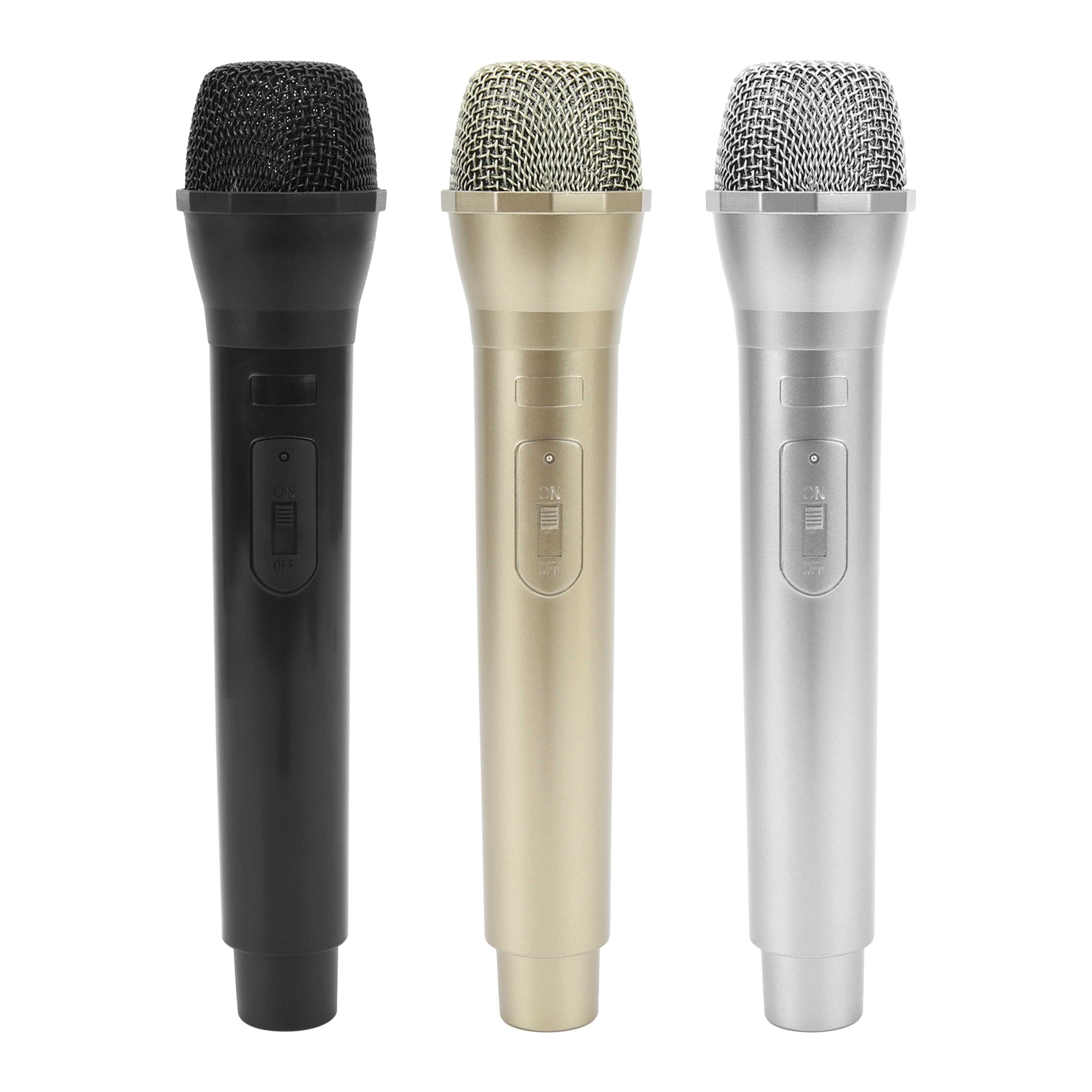 realistic microphone prop for karaoke stage shows and performance practice