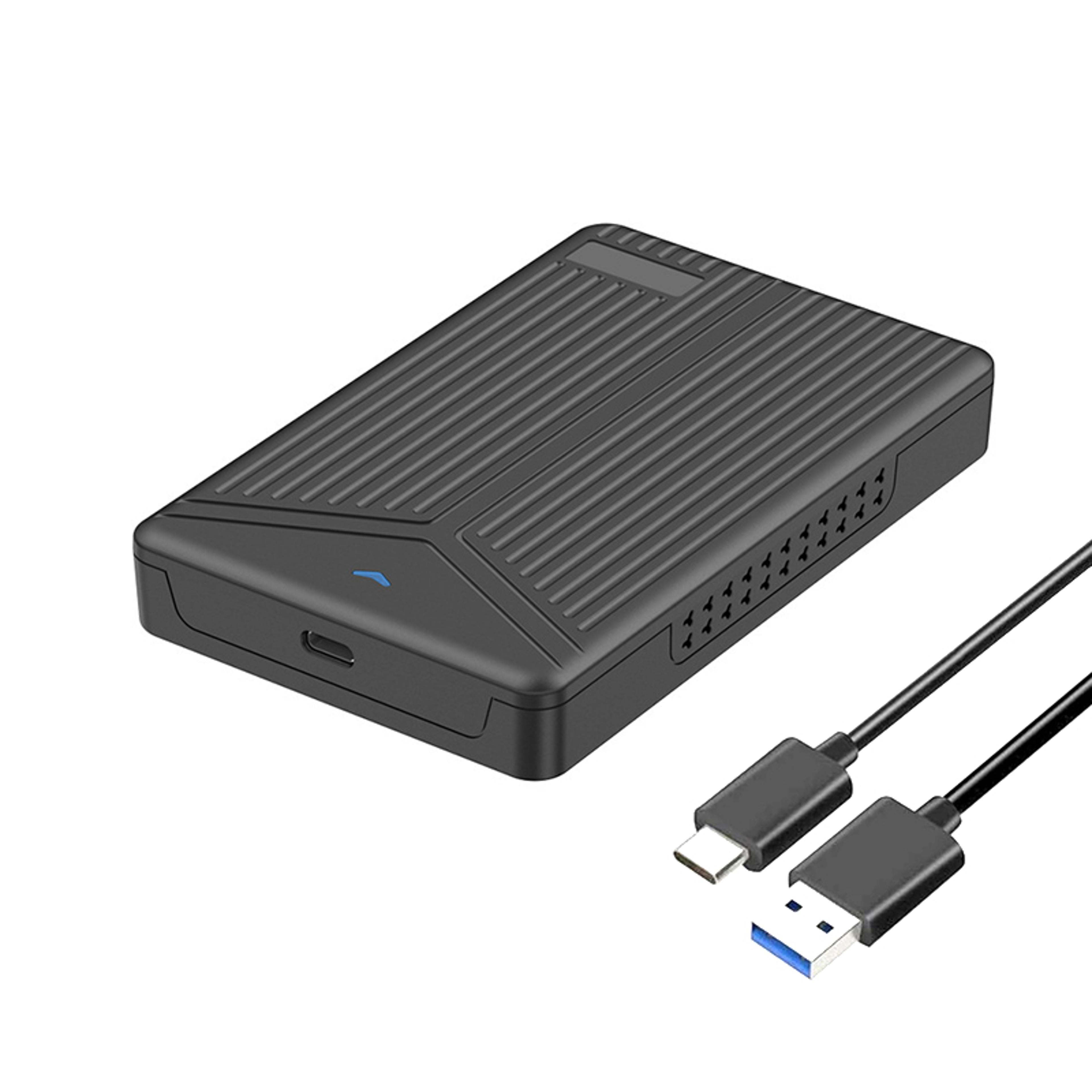 sata hdd ssd enclosure usb portable hard drive case up to 8tb