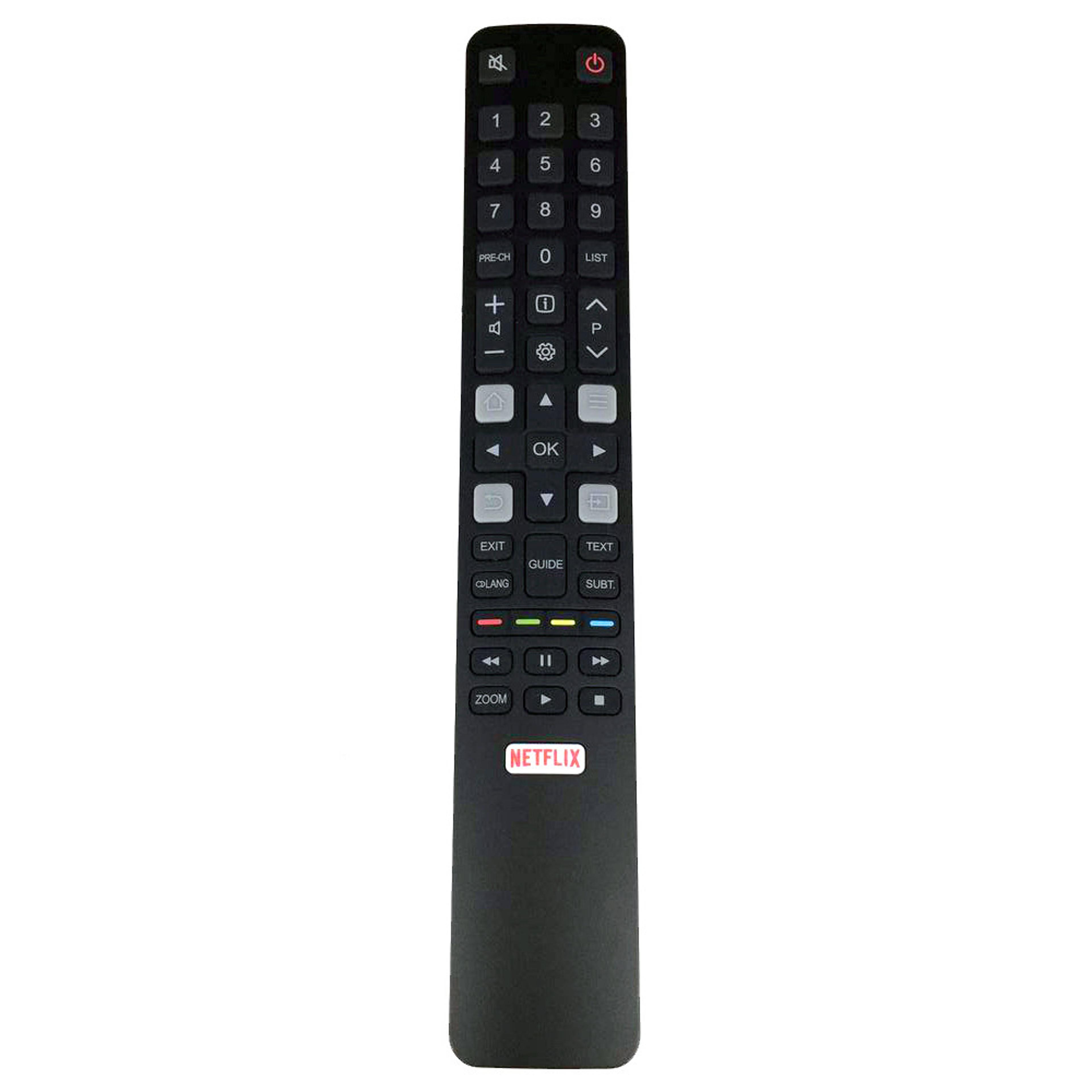 replacement remote control for tcl lcd led smart tv