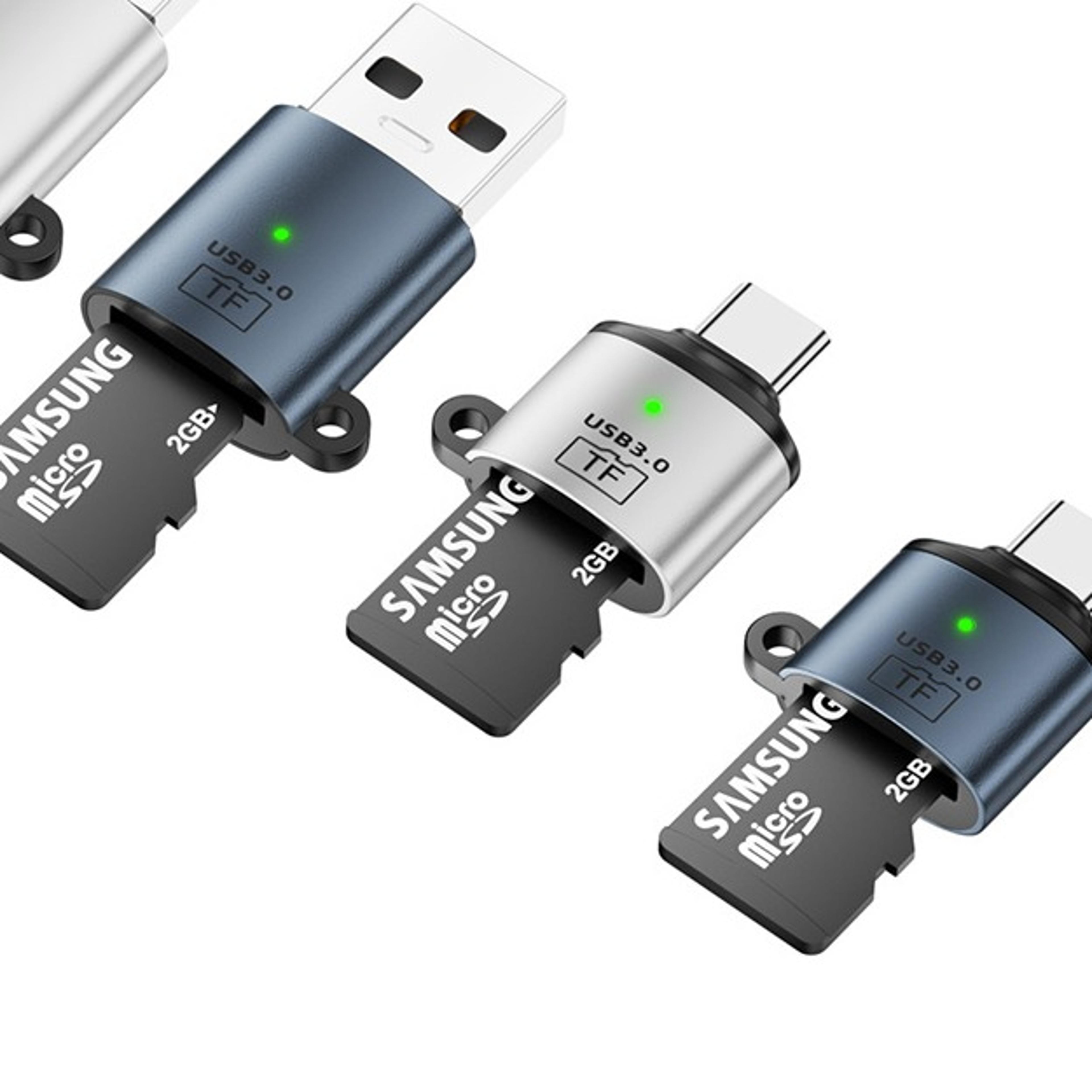 mini usb c tf card reader usb memory card adapter
