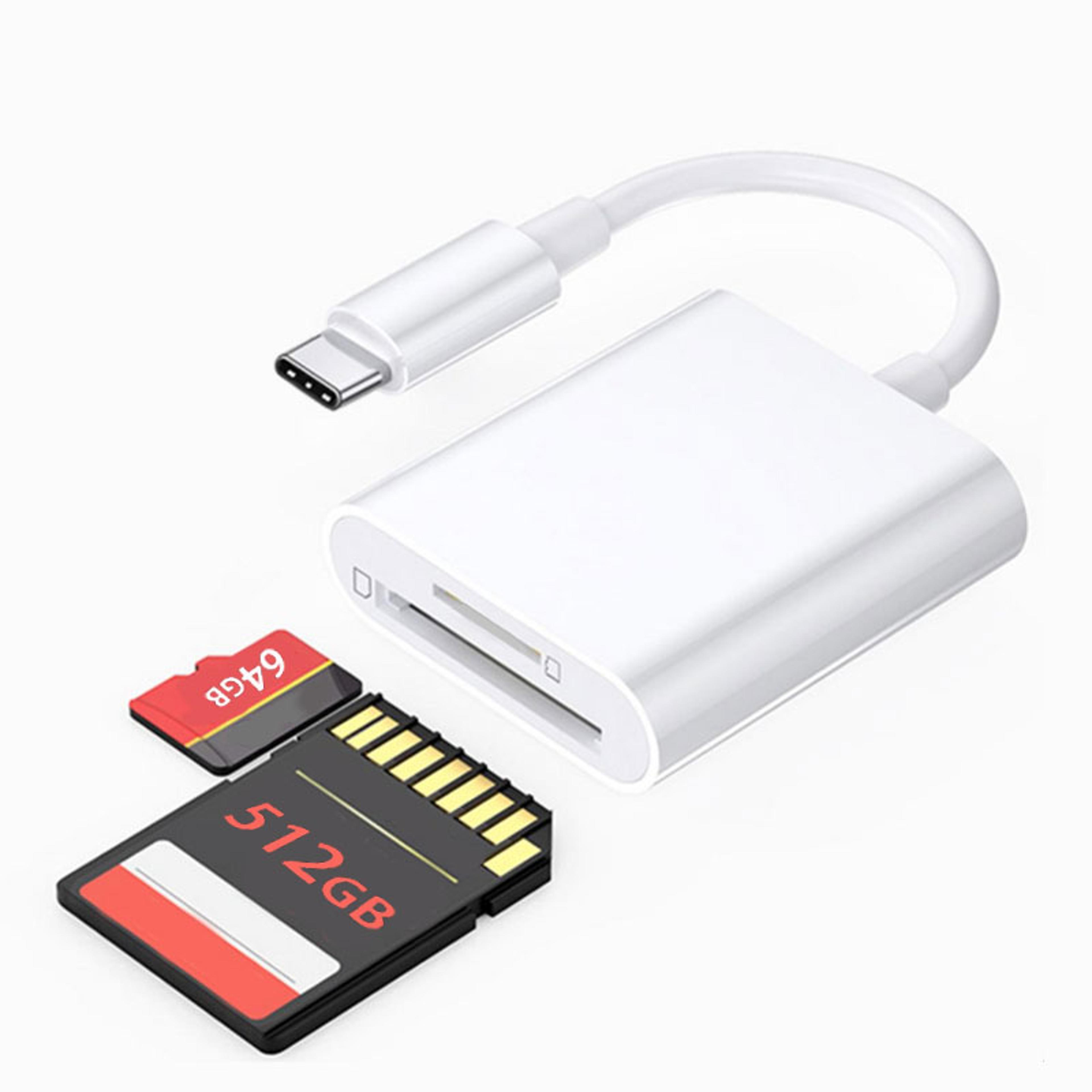 usb c sd tf card reader otg memory card adapter for ipad pro macbook