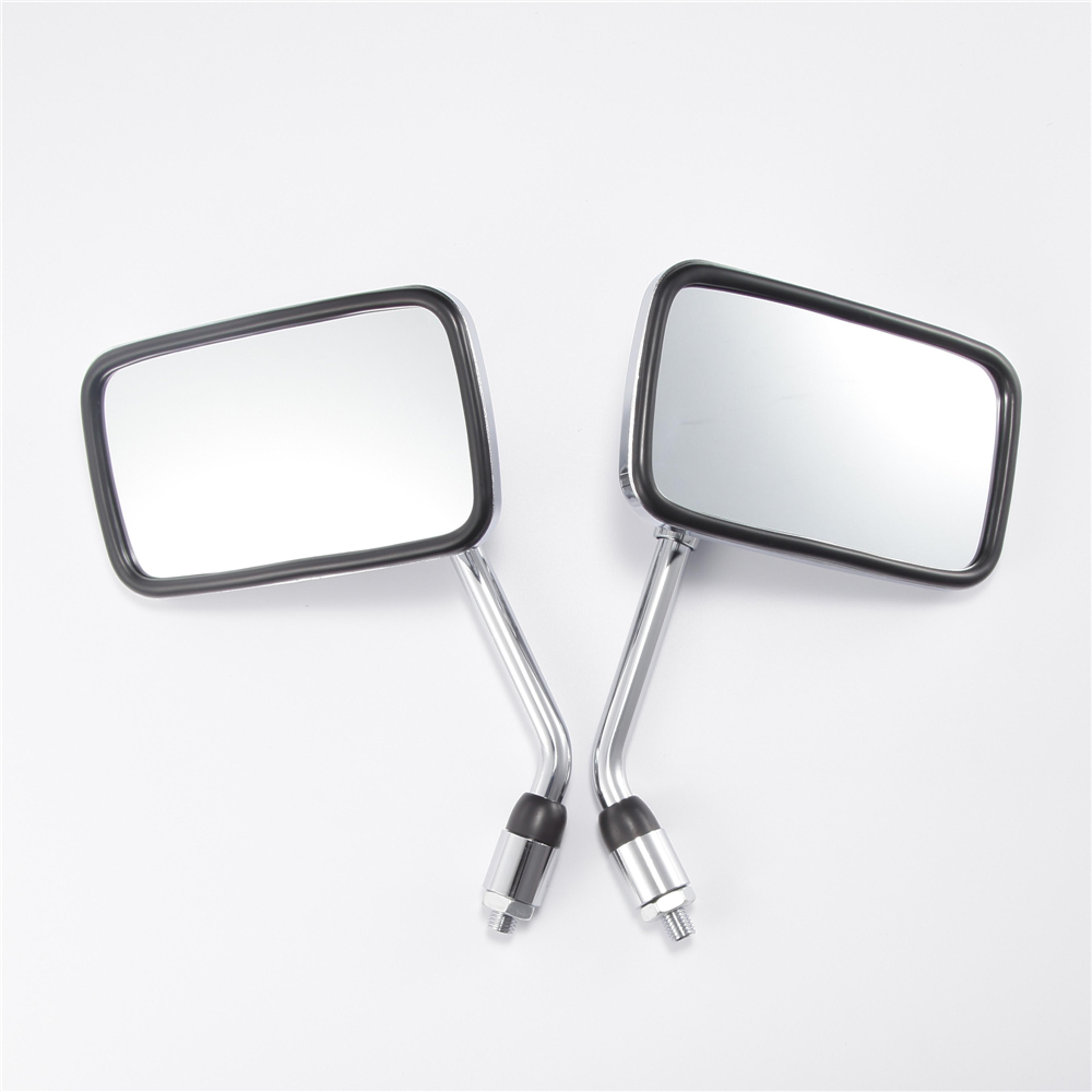 universal chrome motorcycle rearview mirrors