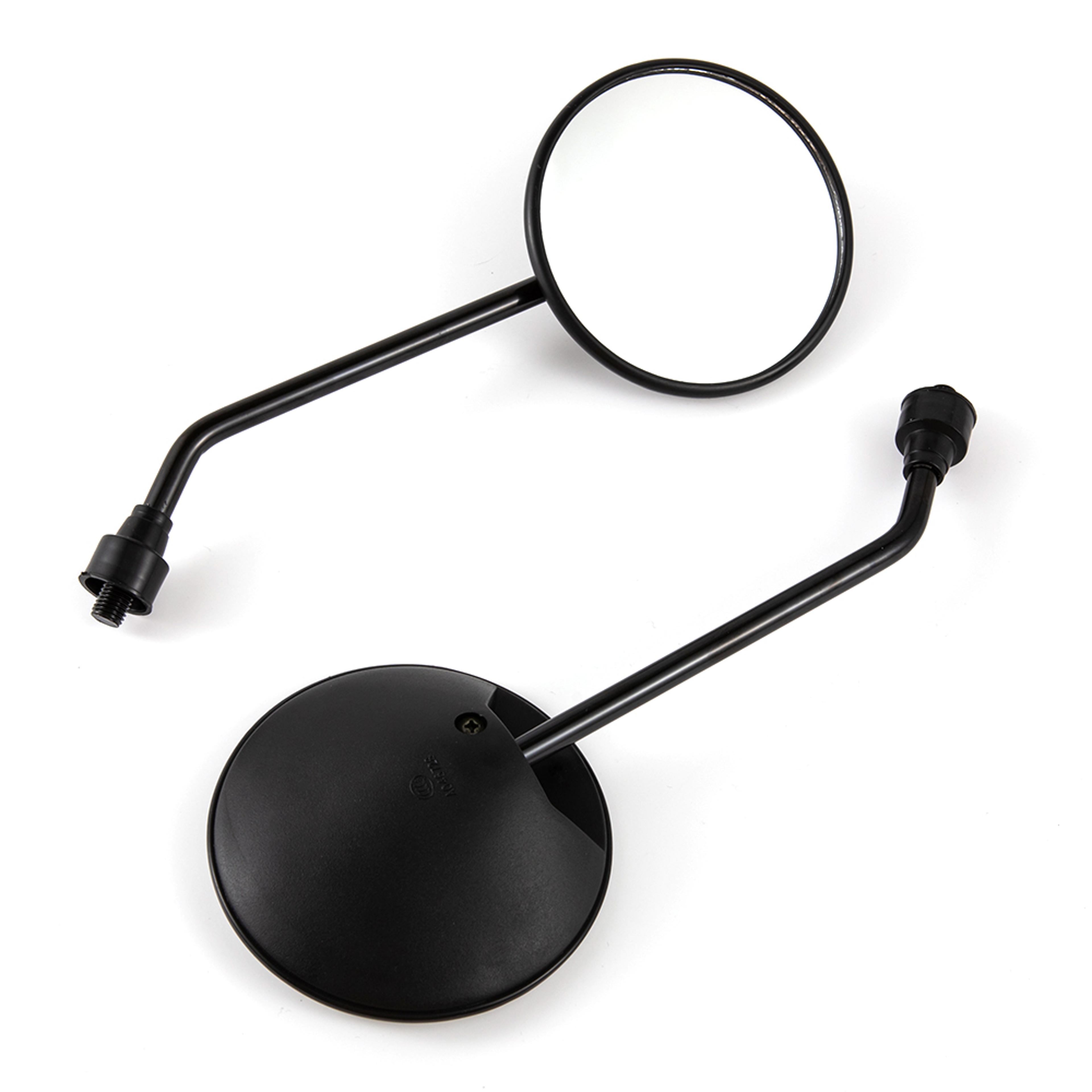 universal motorcycle rearview mirrors adjustable round handlebar side mirrors